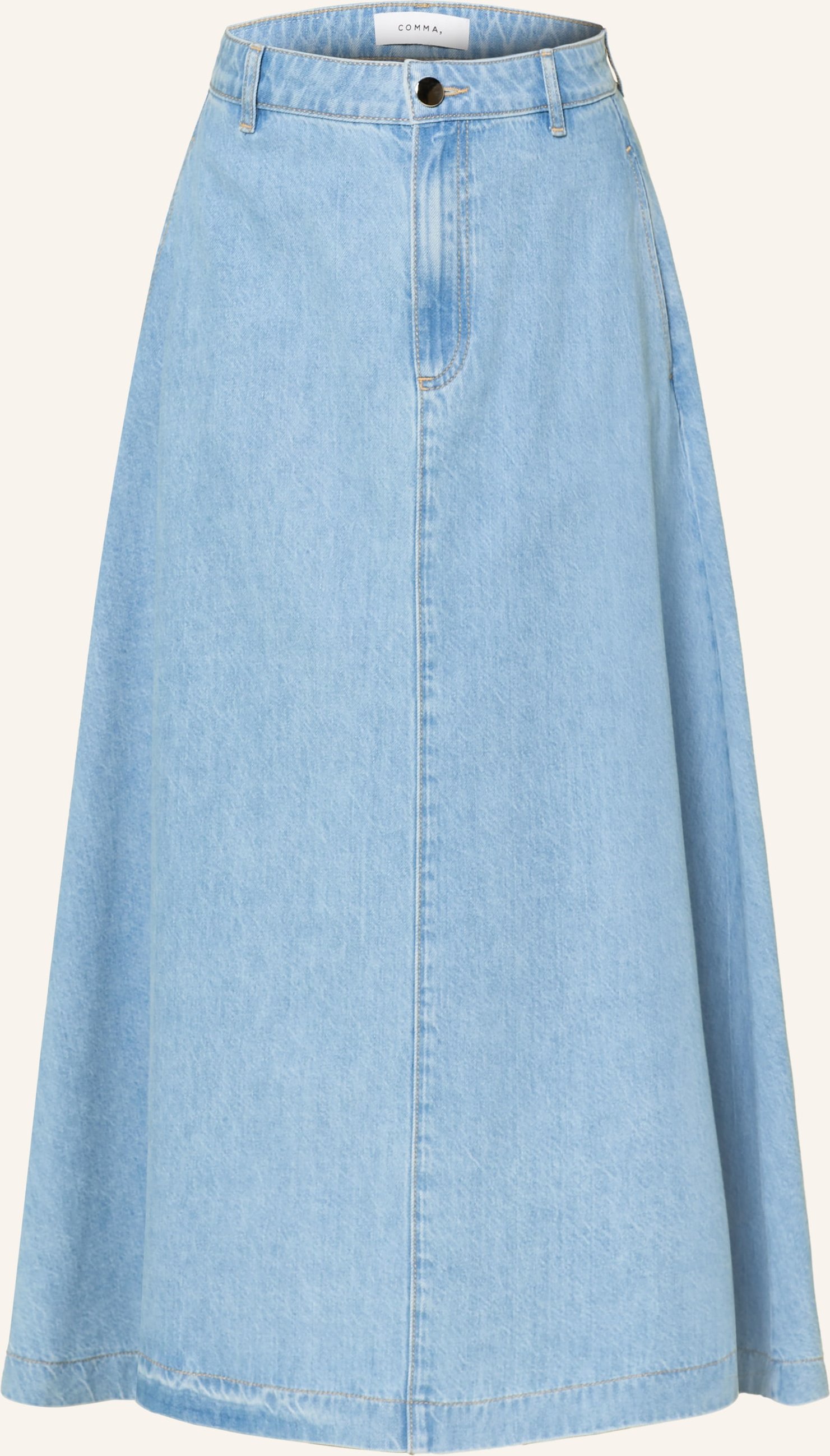Comma Jeansrock blau