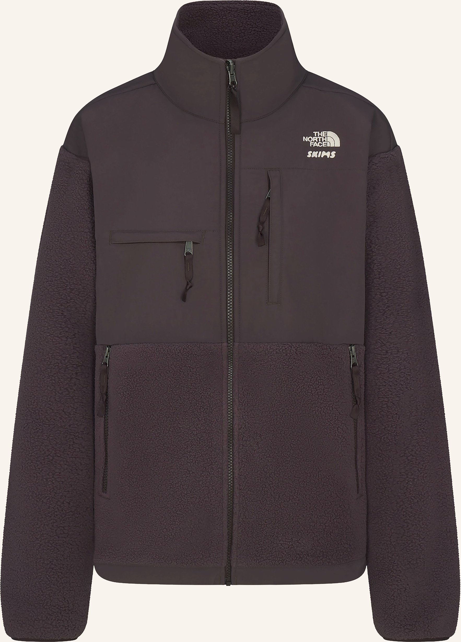 The North Face X Skims Fleecejacke Tnf X Project K 1995 Retro Denali braun