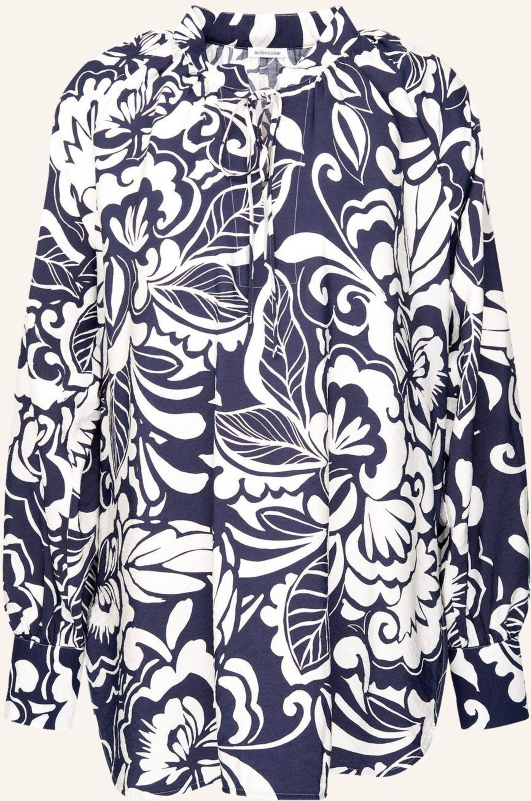 Seidensticker Schlupfbluse blau