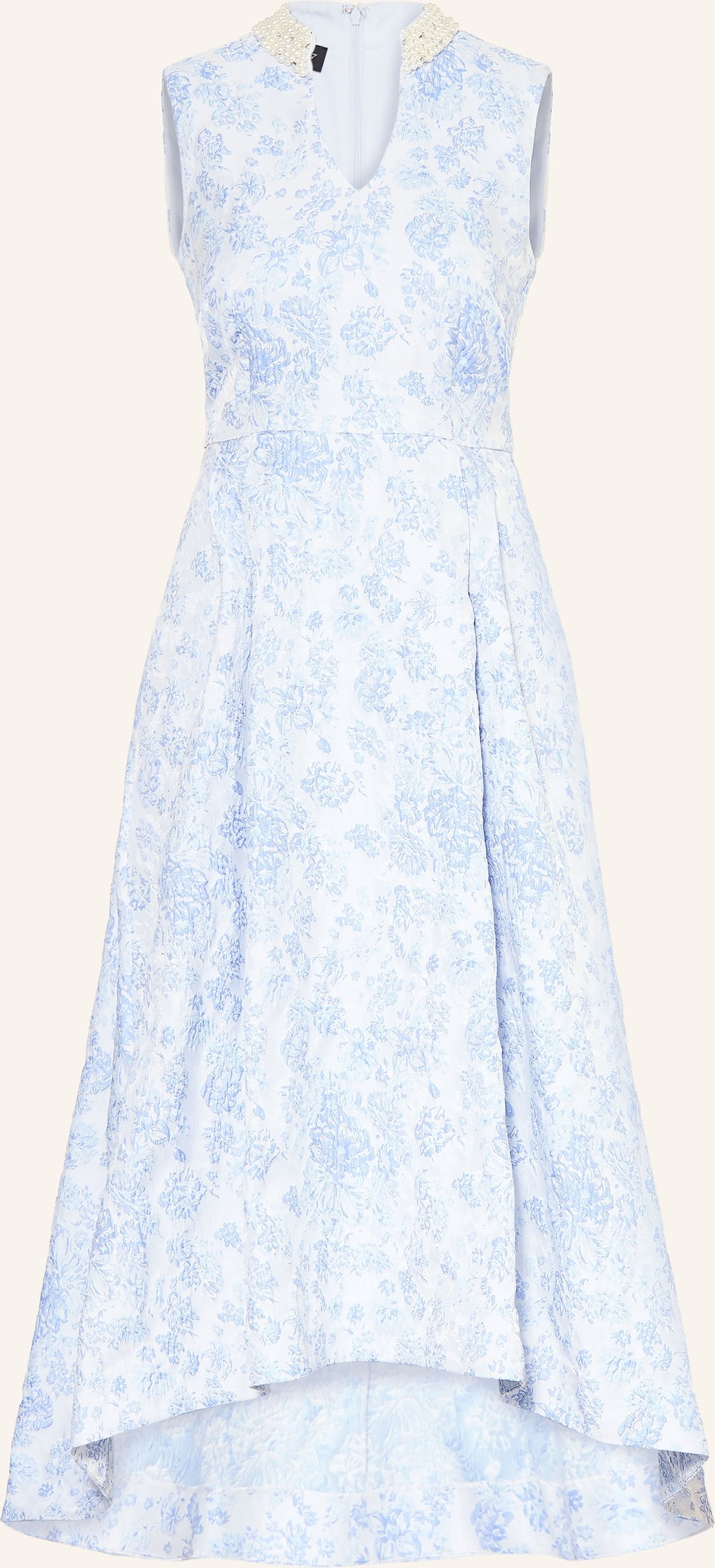 Apart Abendkleid Mit Schmuckperlen blau