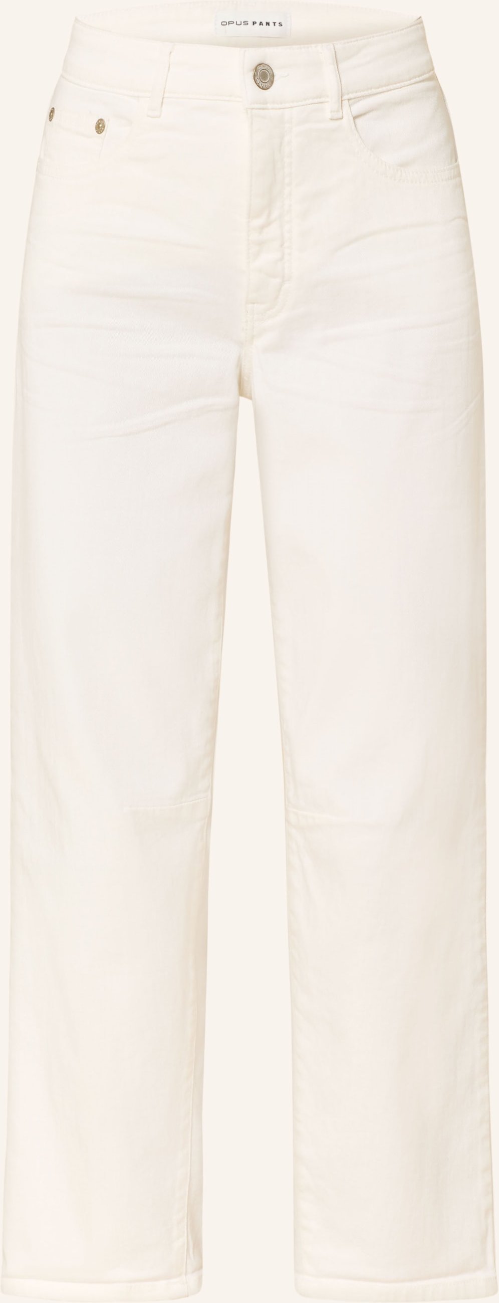 Opus Pants Barrel Jeans Melly Relax weiss