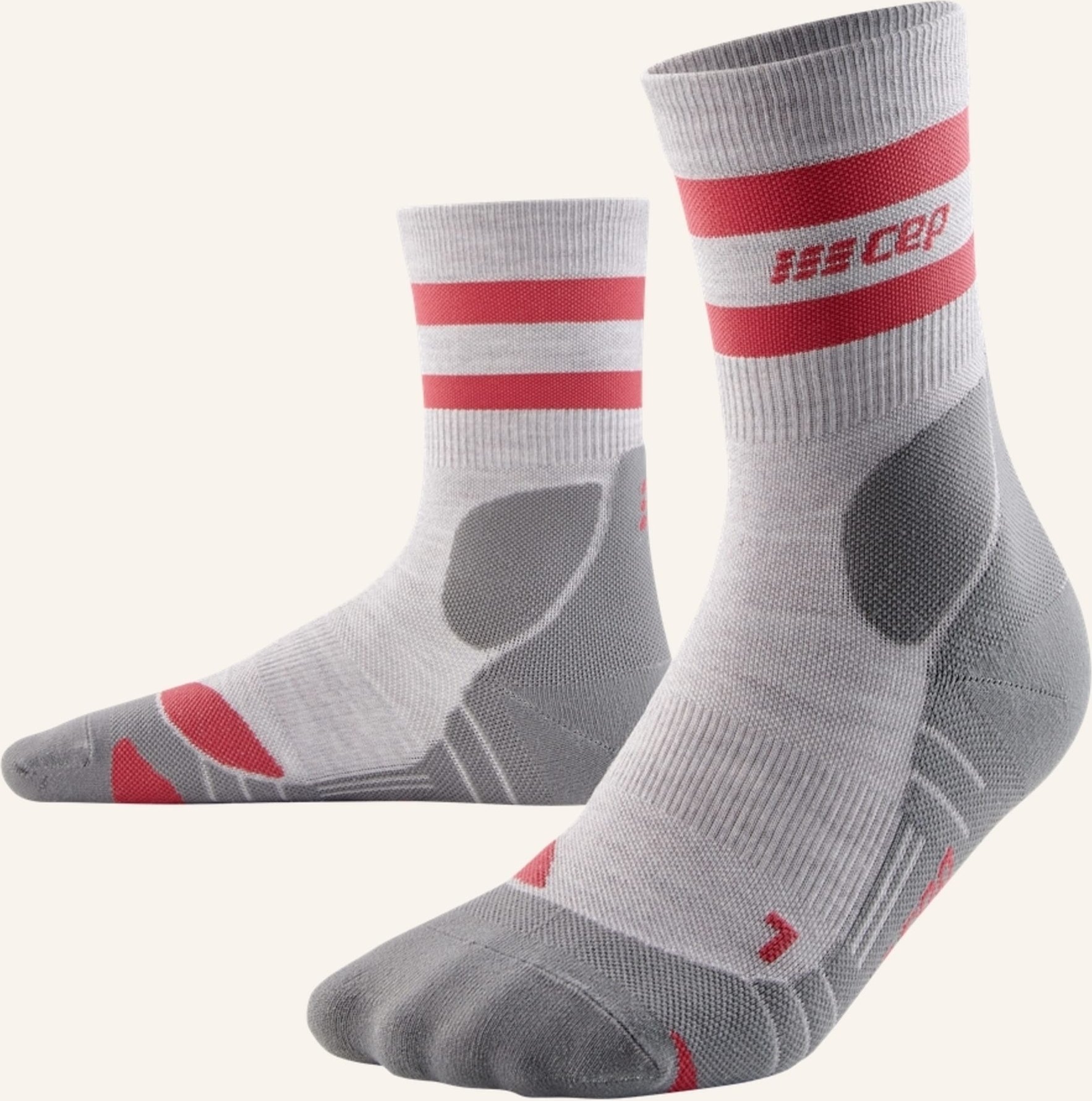 Cep Trekking-Socken grau