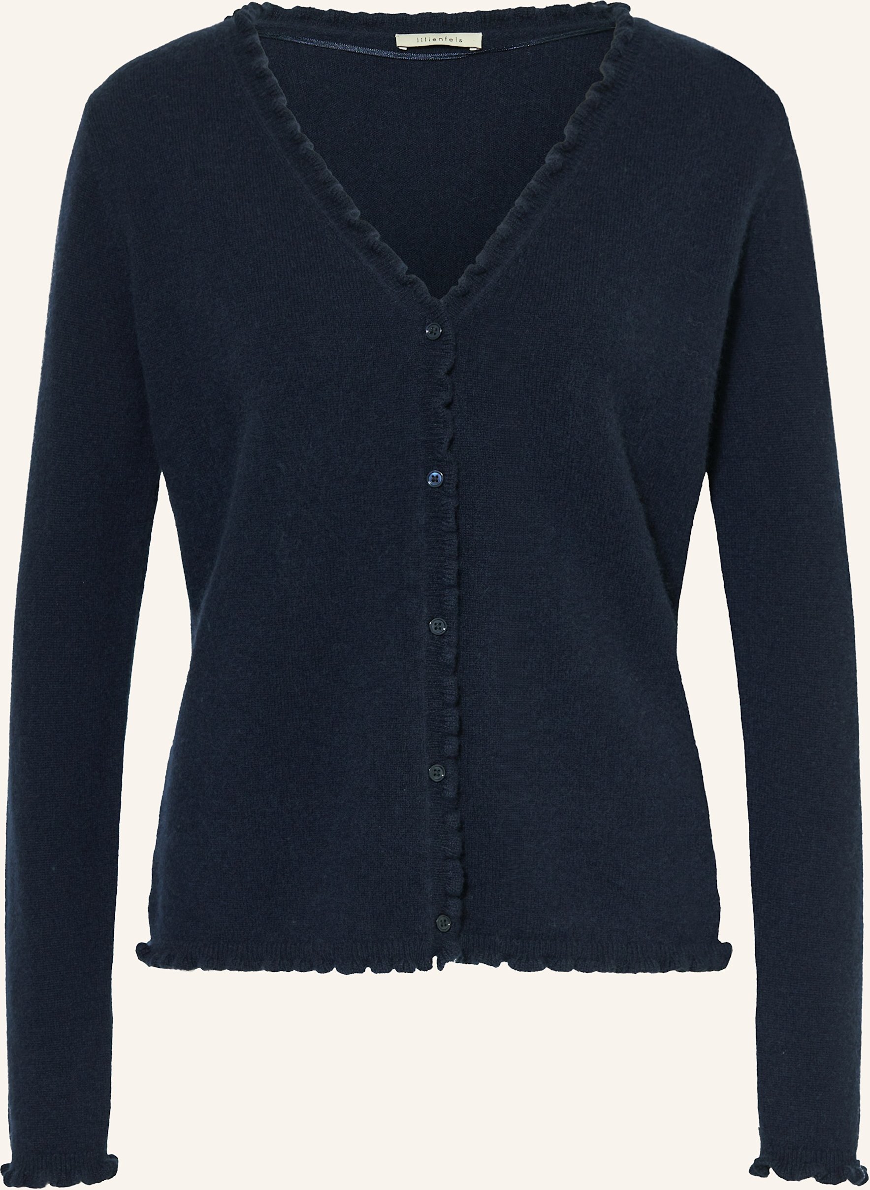 Lilienfels Strickjacke Aus Cashmere blau