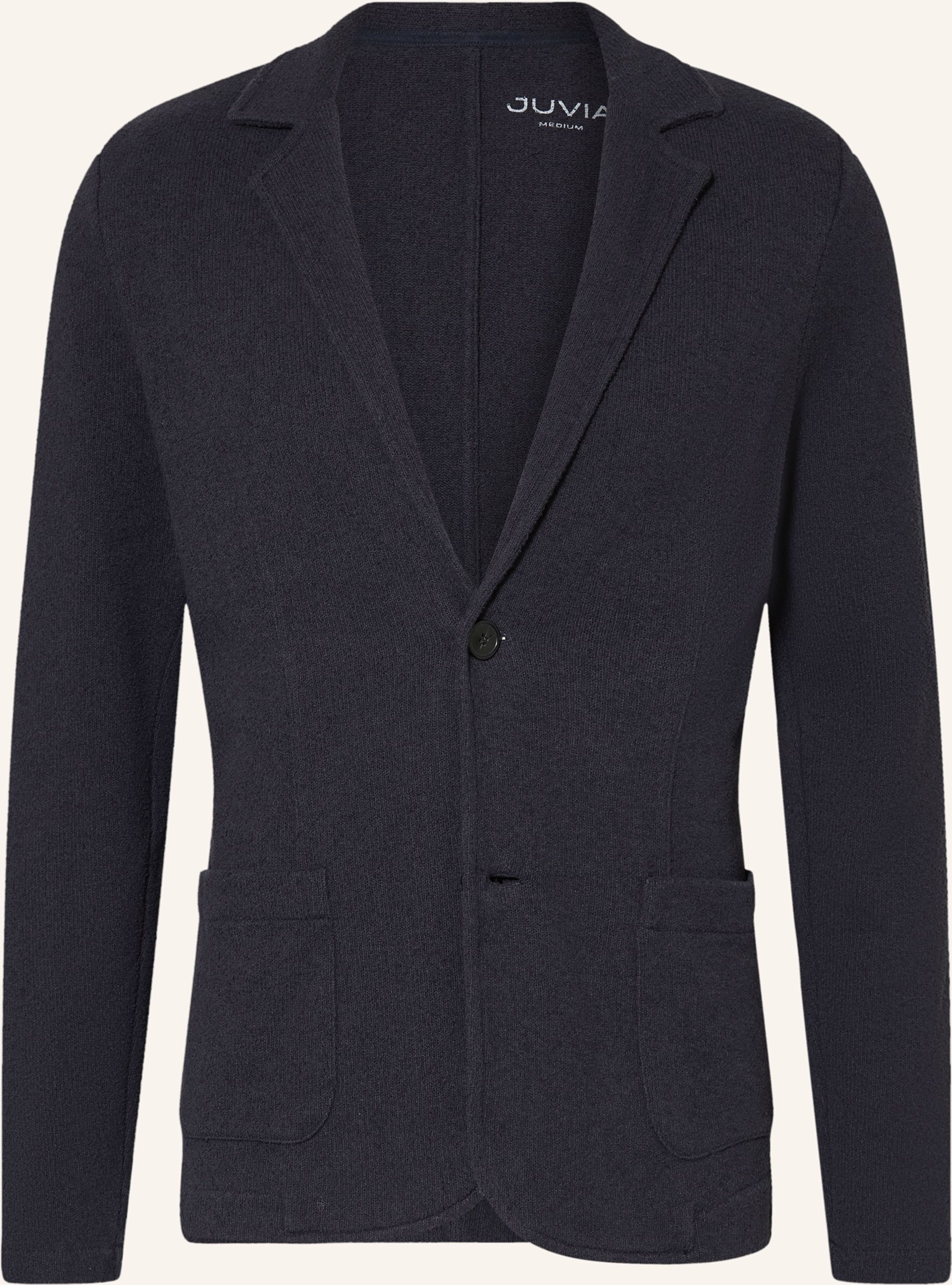 Juvia Stricksakko Ray Slim Fit blau