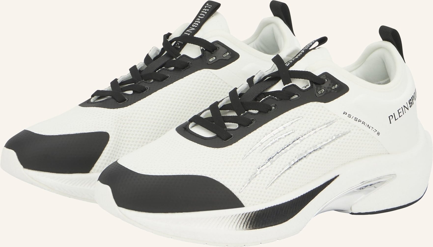 Plein Sport Läufer Sneaker weiss