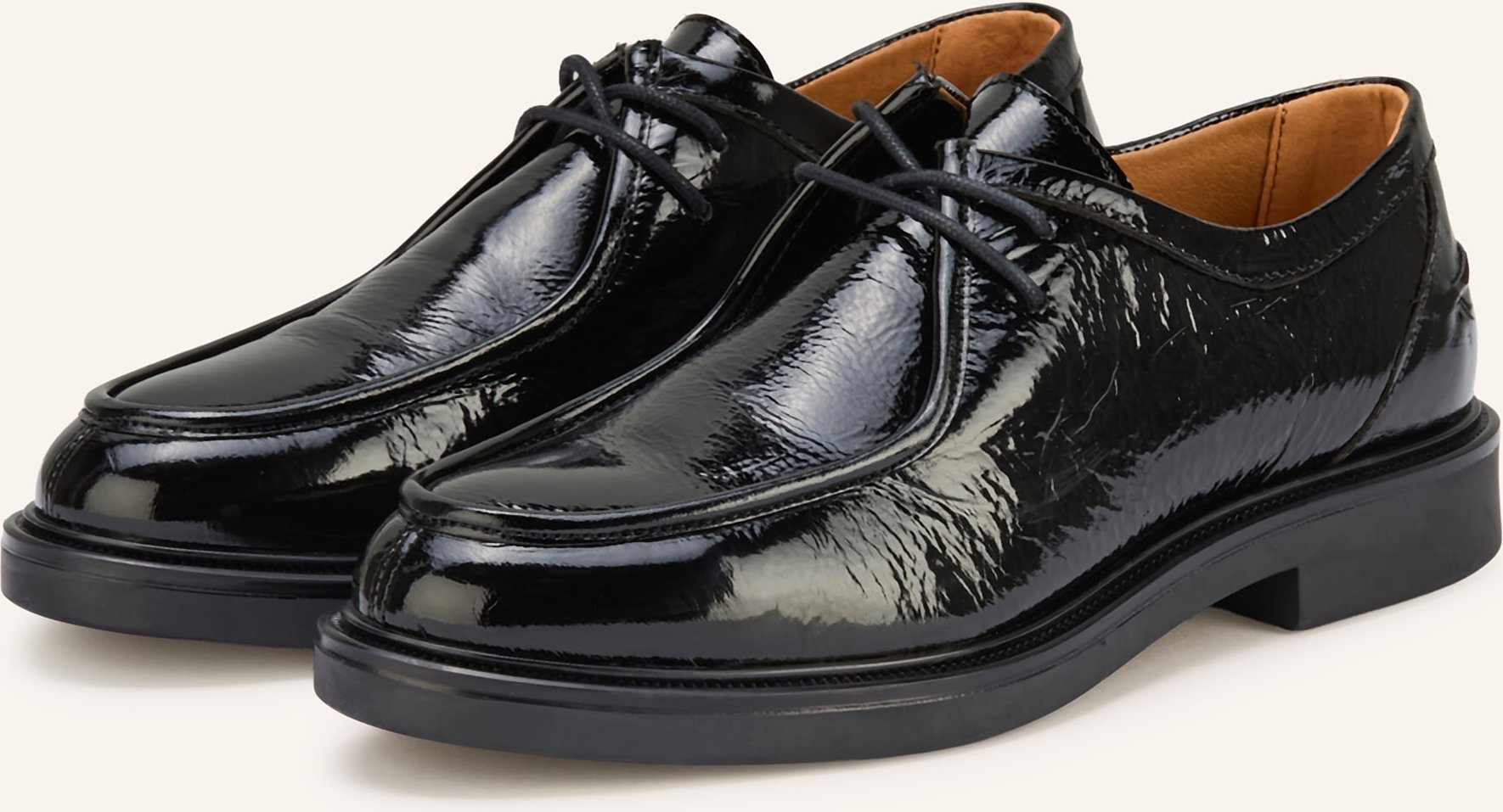 Bianco Lackschnürer Biaadda schwarz