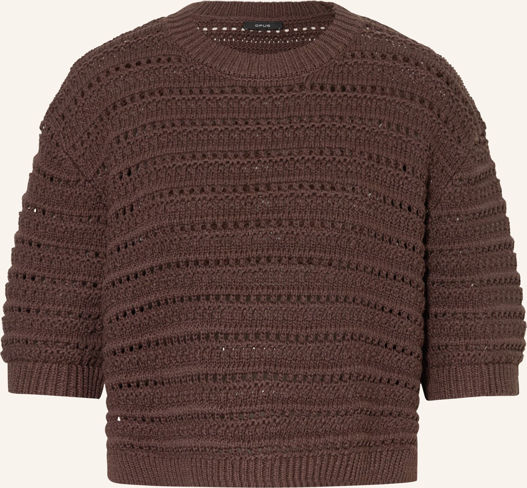 Opus Strickshirt Ploomina braun