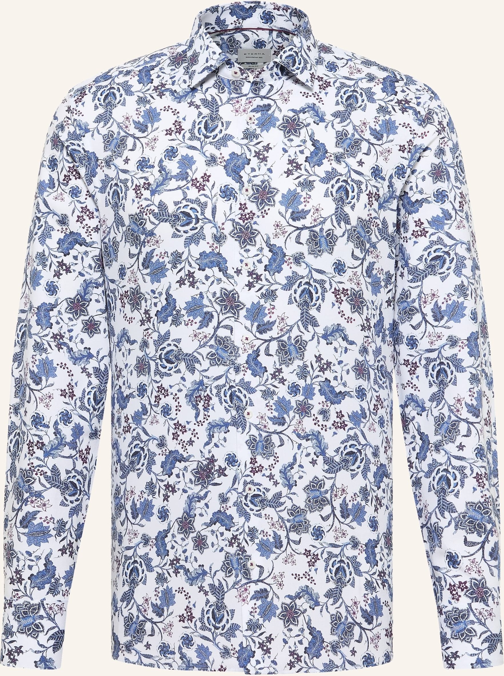 Eterna Hemd Slim Fit blau