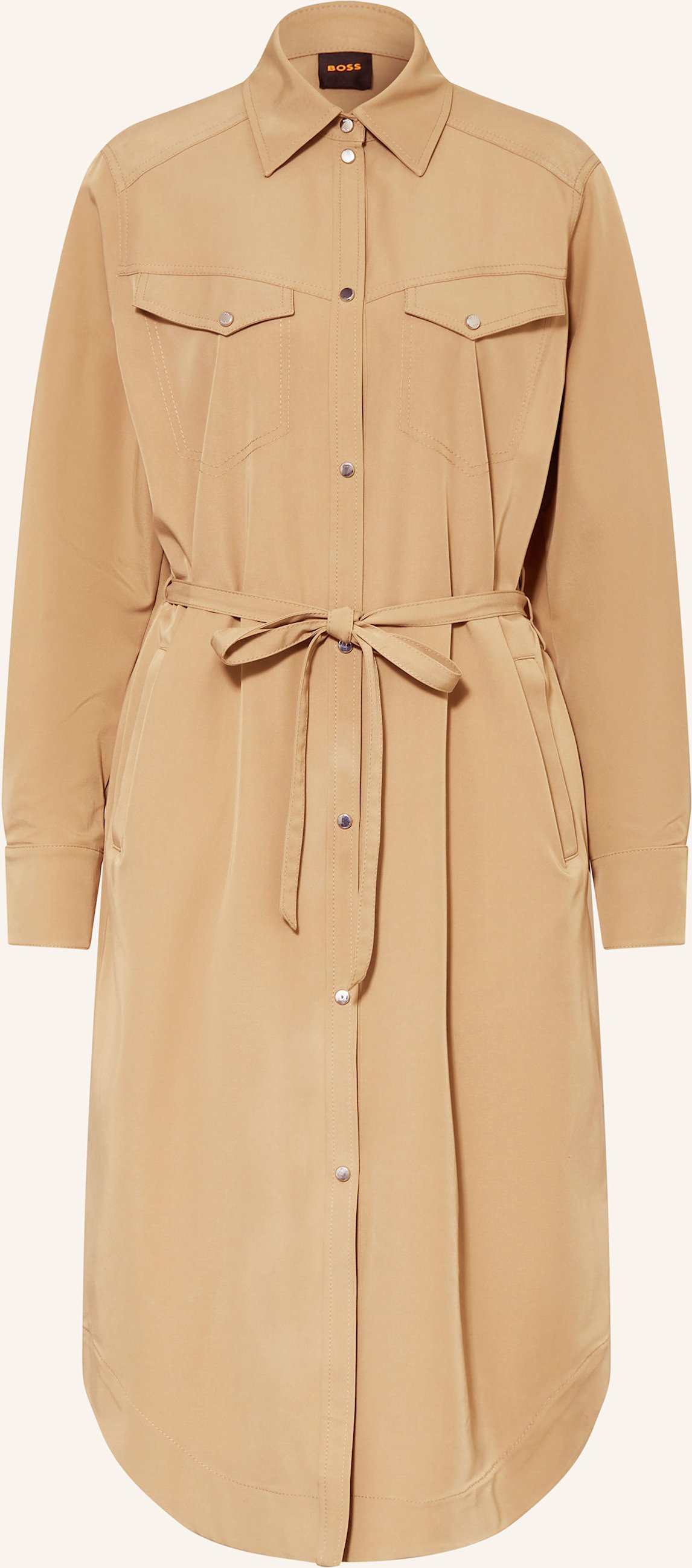 Boss Hemdblusenkleid Darimita braun