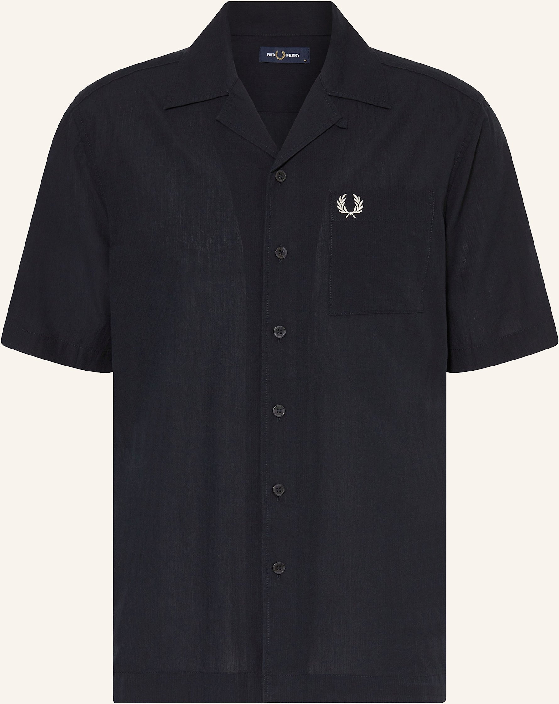 Fred Perry Resorthemd Comfort Fit blau