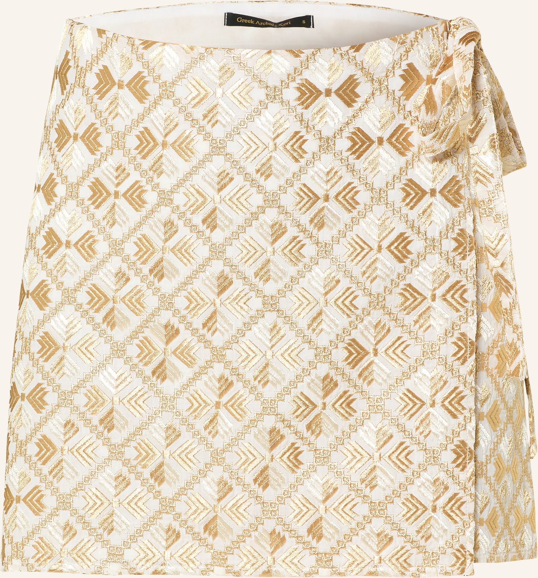 Greek Archaic Kori Wickelrock weiss