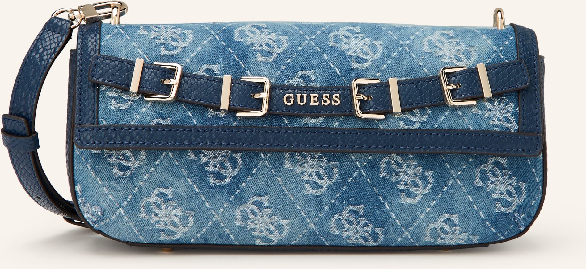 Guess Schultertasche Dovie blau