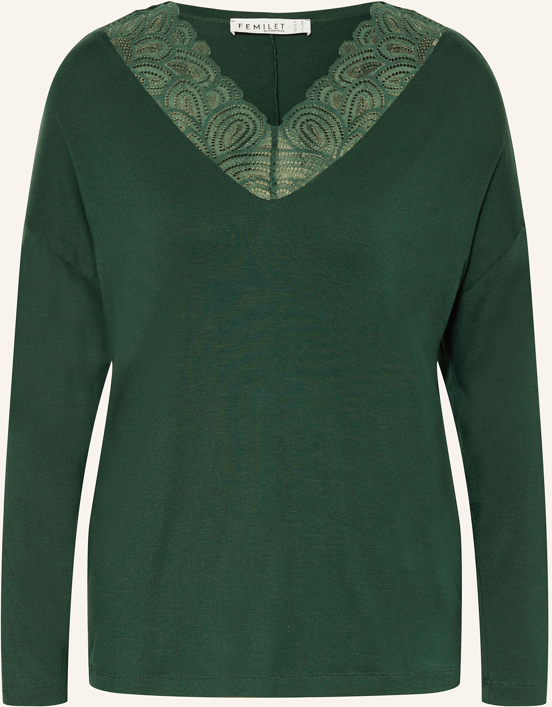 Femilet Lounge-Shirt Josie gruen