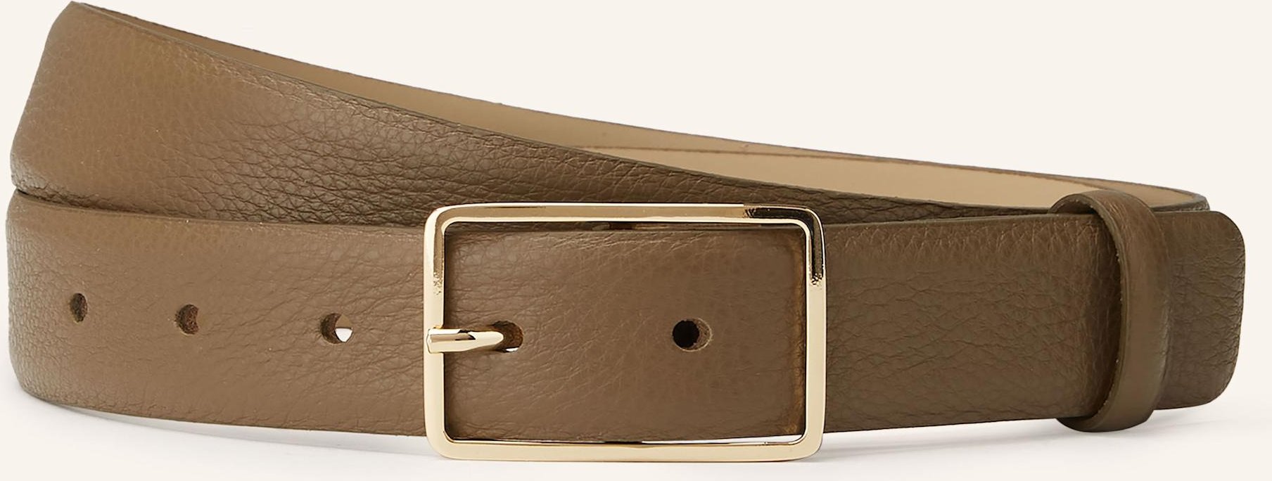 Abro Ledergürtel gruen