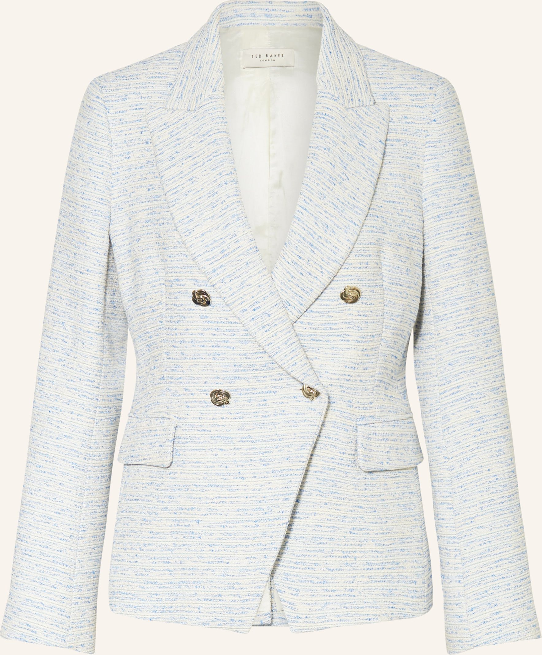 Ted Baker Leinenblazer Acadie blau