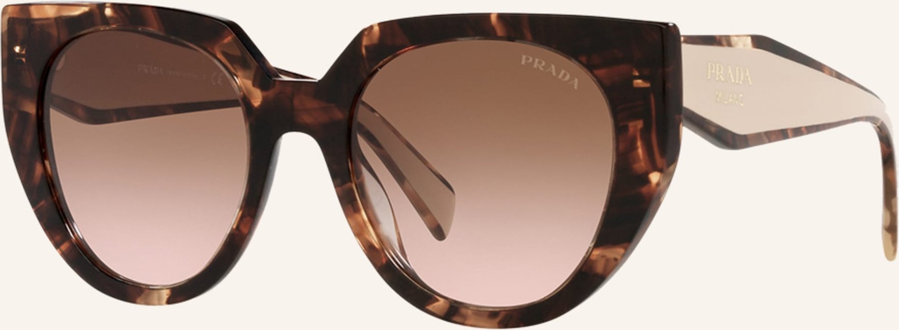 Prada Sonnenbrille pr14ws beige