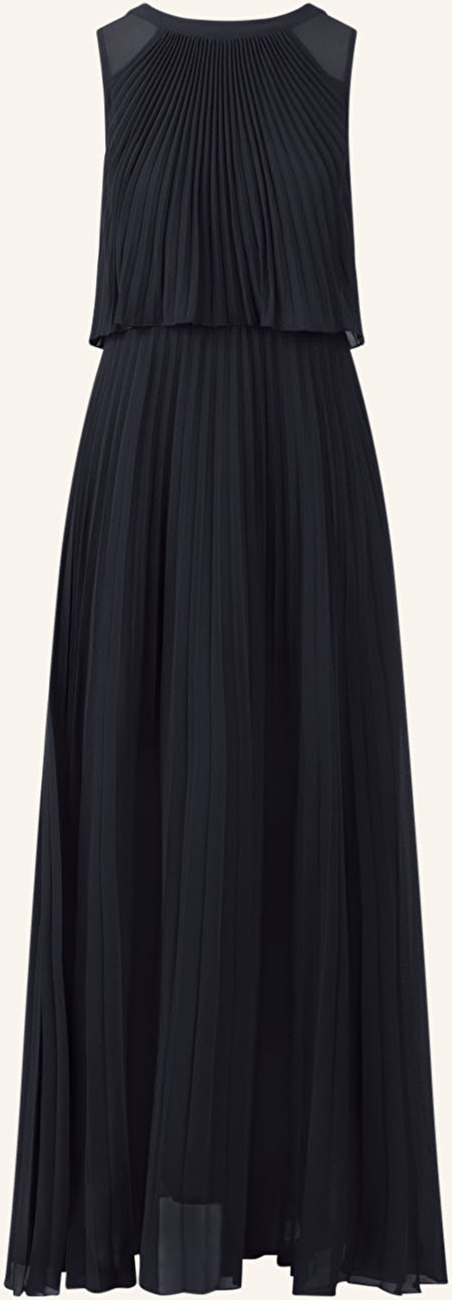 Apart Abendkleid Mit Plissees blau