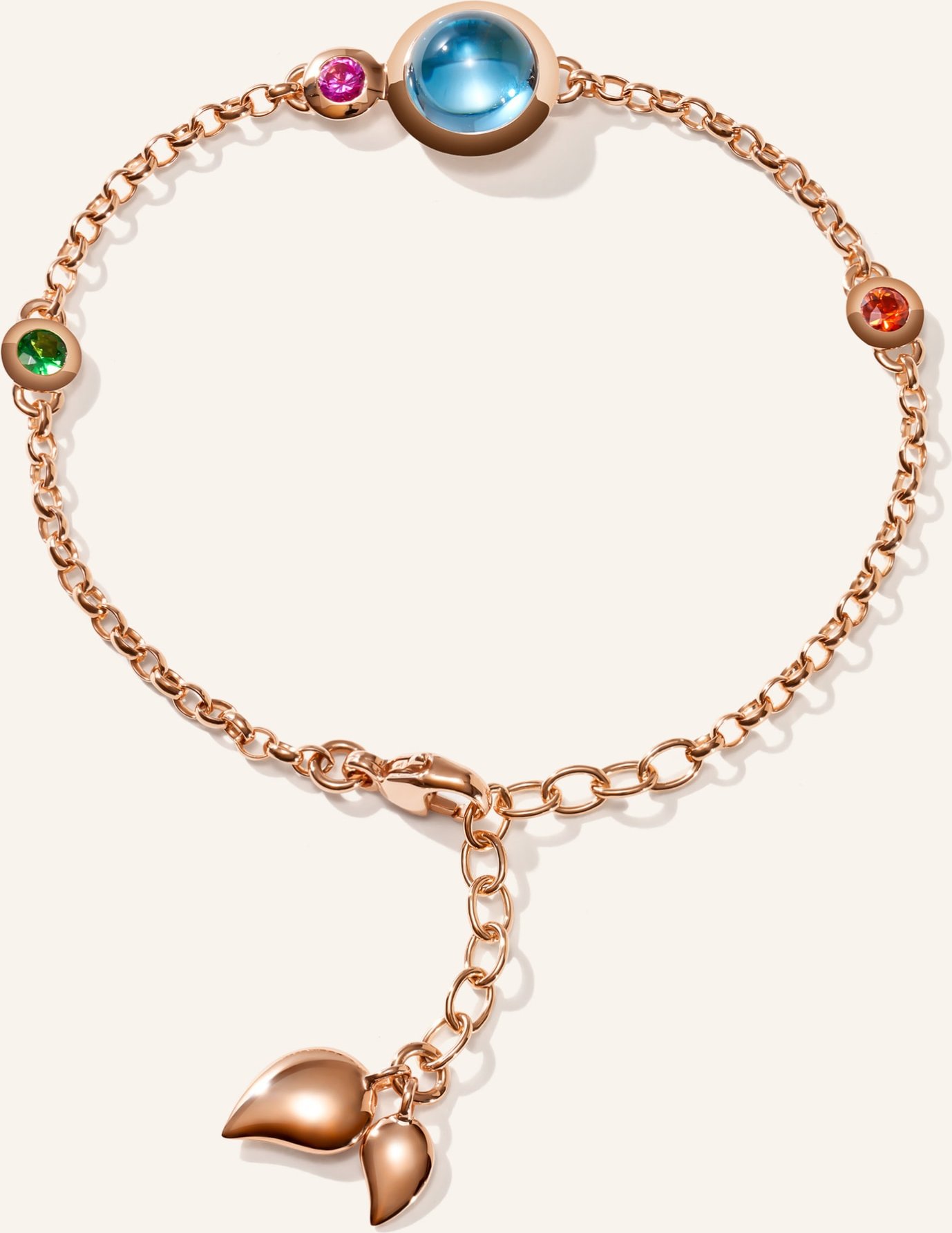 Tamara Comolli Armband Bracelet Bouton Mini Chain 'Candy' - Small/Medium 18k Roségold rosegold