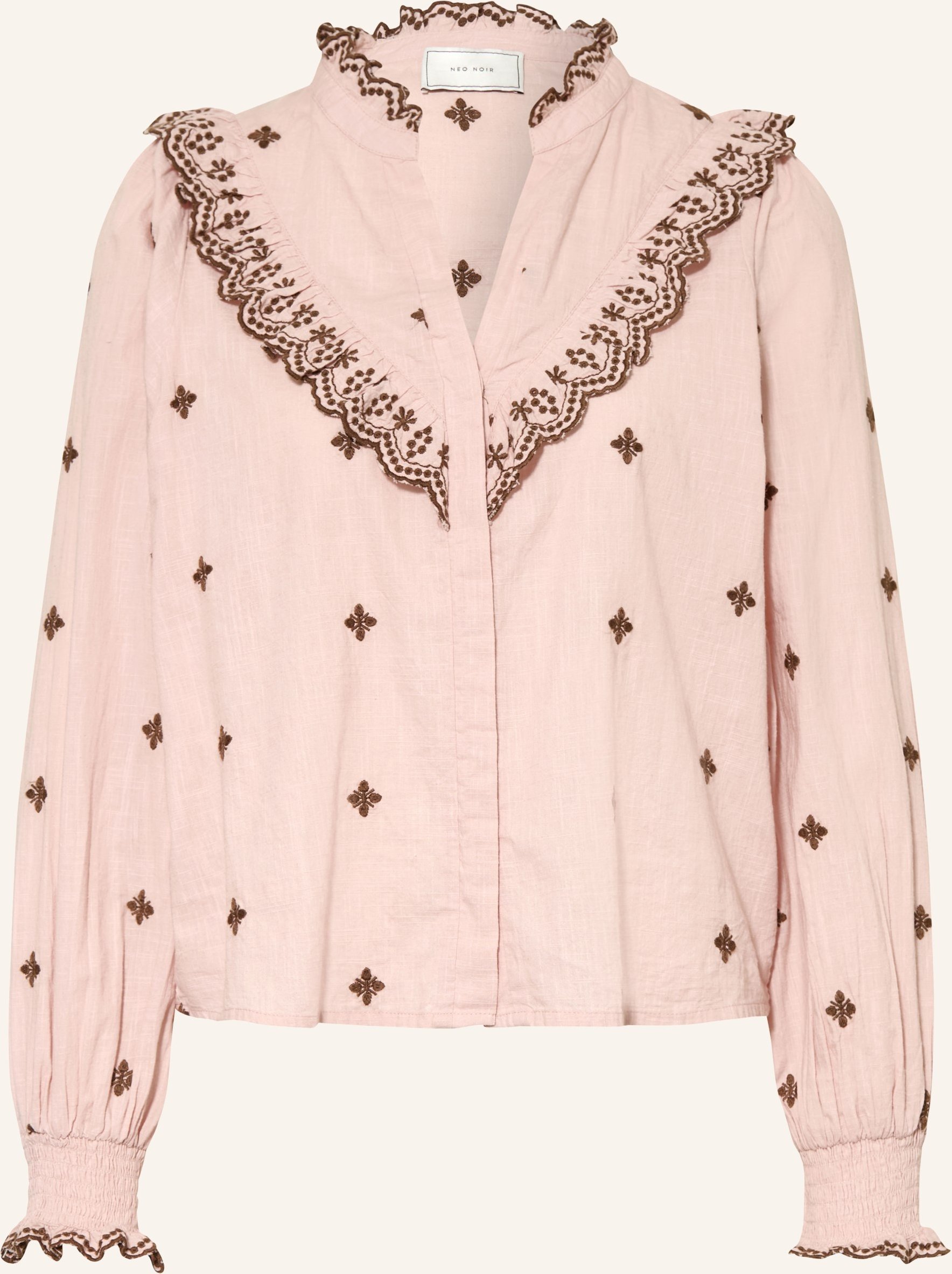 Neo Noir Bluse Degas Mit Rüschen rosa