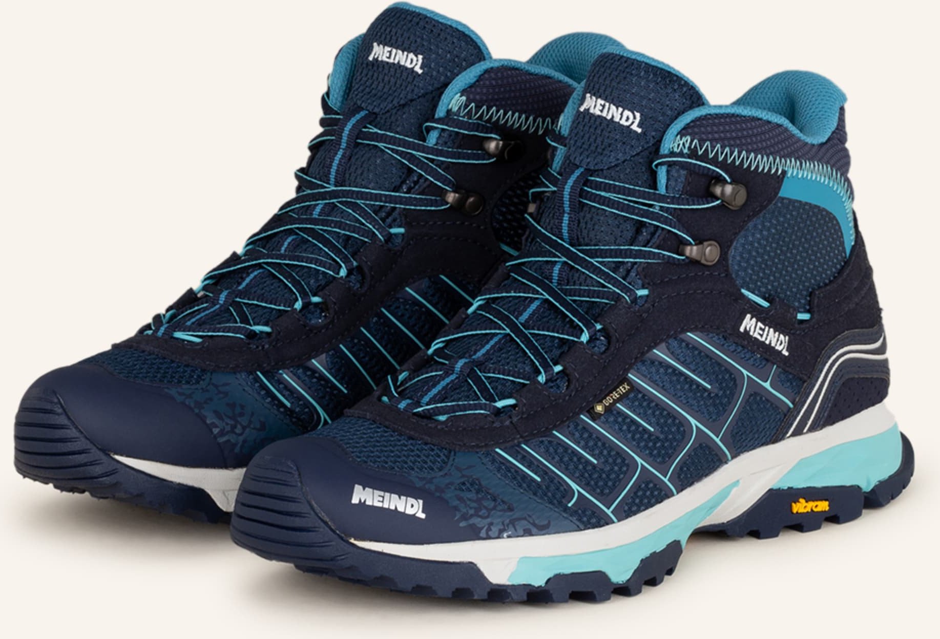 Meindl Trekkingschuhe Finale Lady Mid Gtx grau