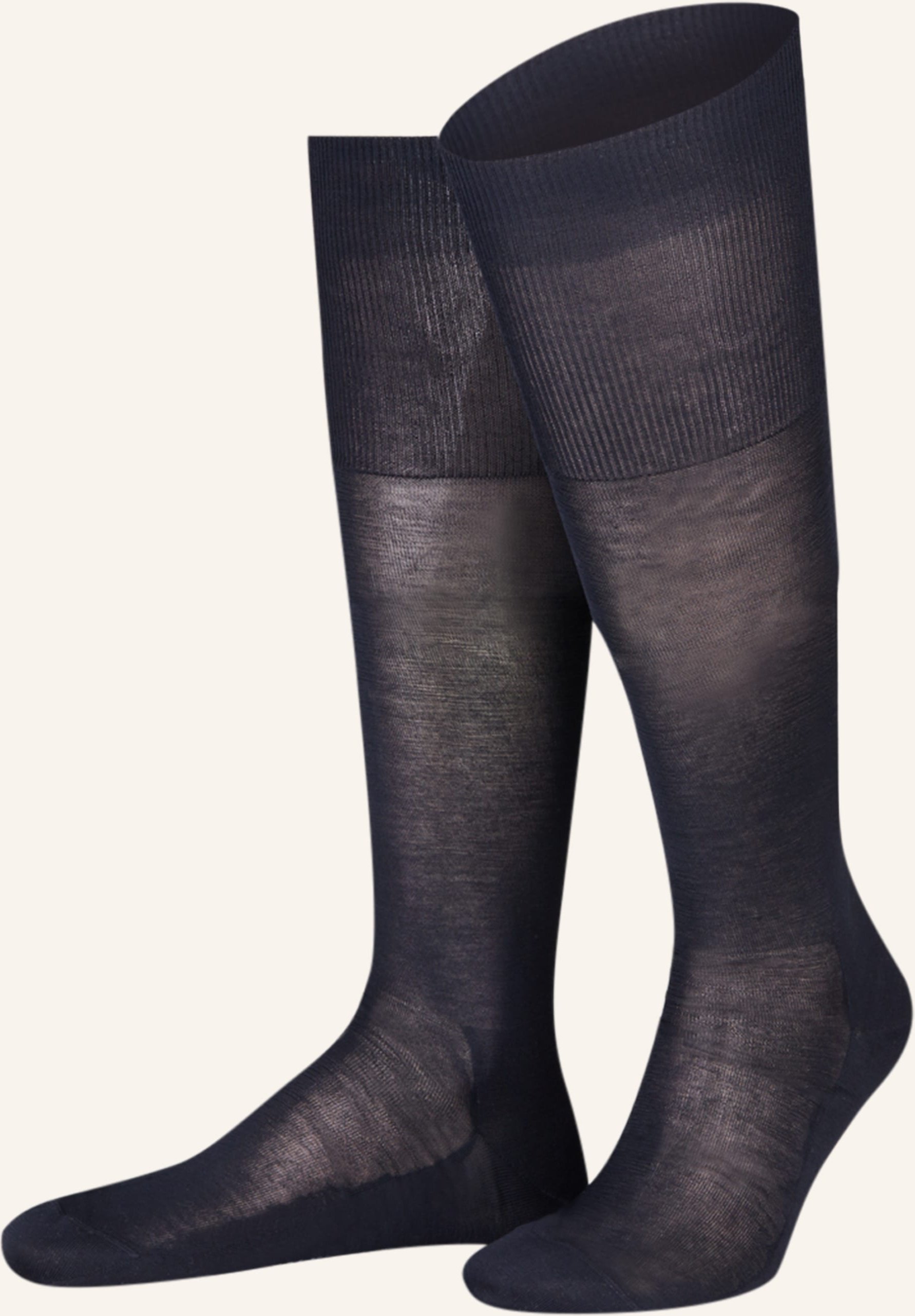 Falke Kniestrümpfe Luxury No. 9 blau