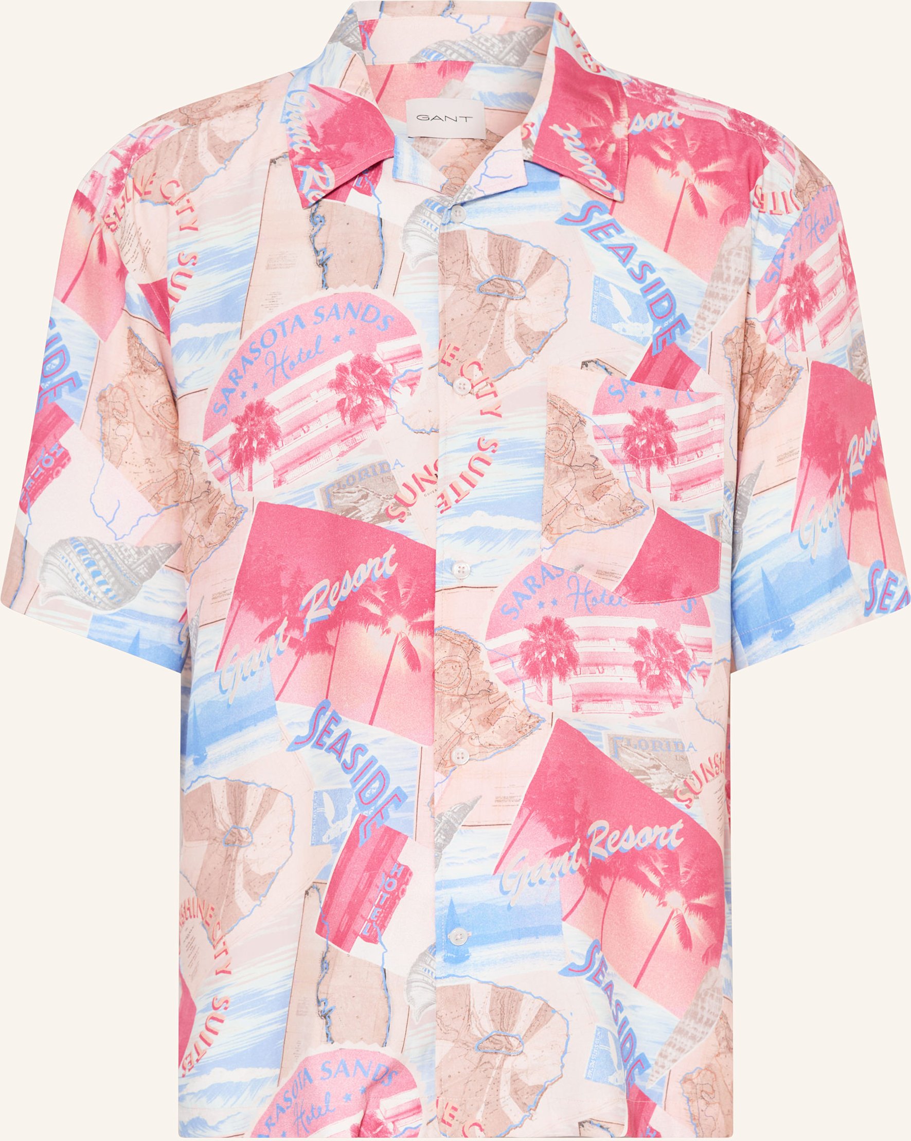 Gant Resorthemd Comfort Fit rot