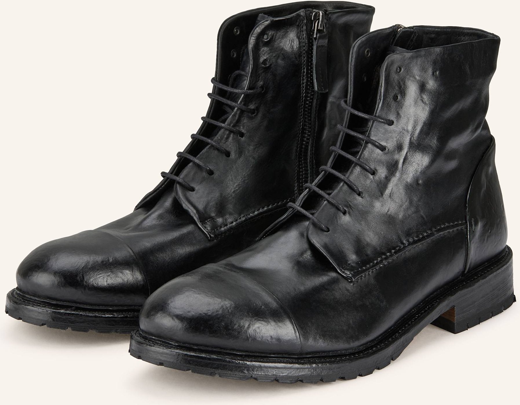 Cordwainer Schnürboots schwarz