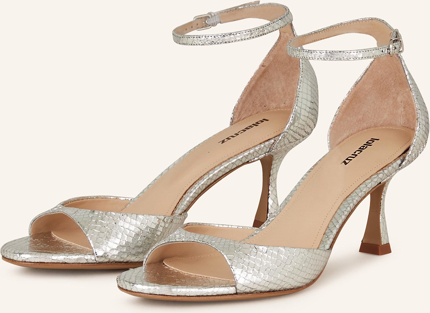 Lola Cruz Sandaletten Kumala silber