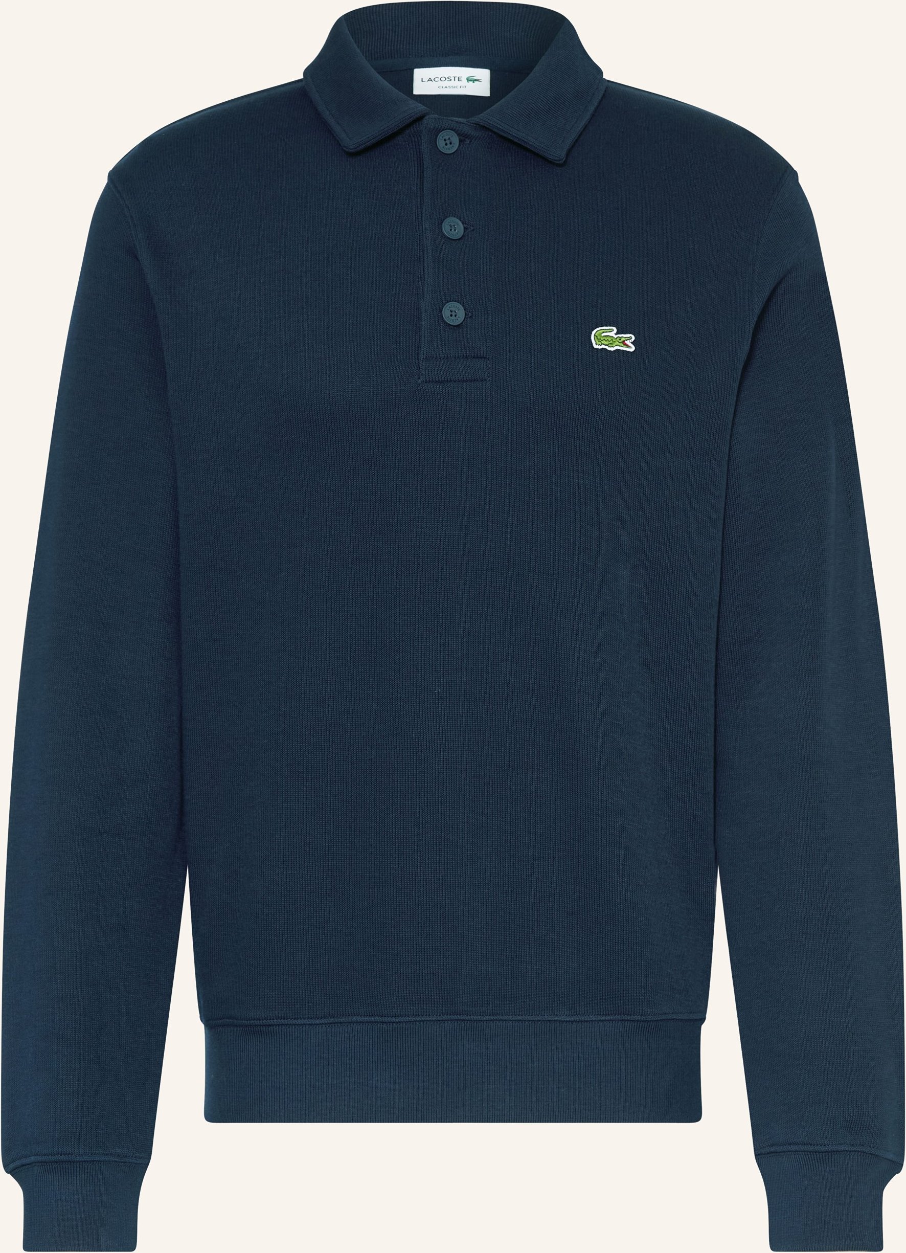 Lacoste Piqué-Poloshirt Classic Fit blau