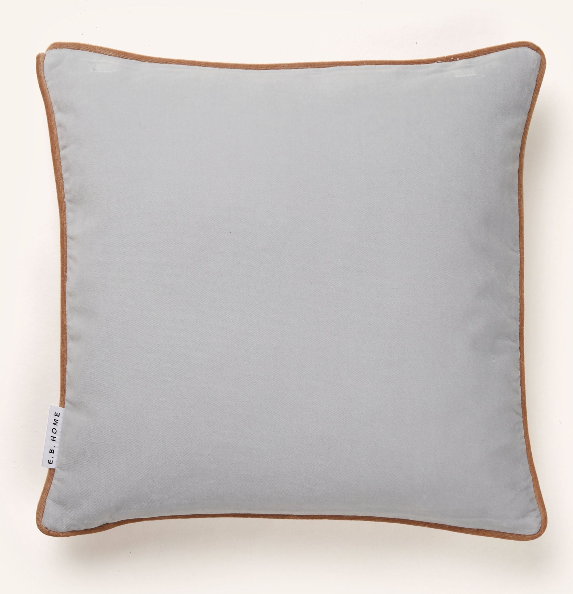 Eb Home Dekokissen Aus Samt grau