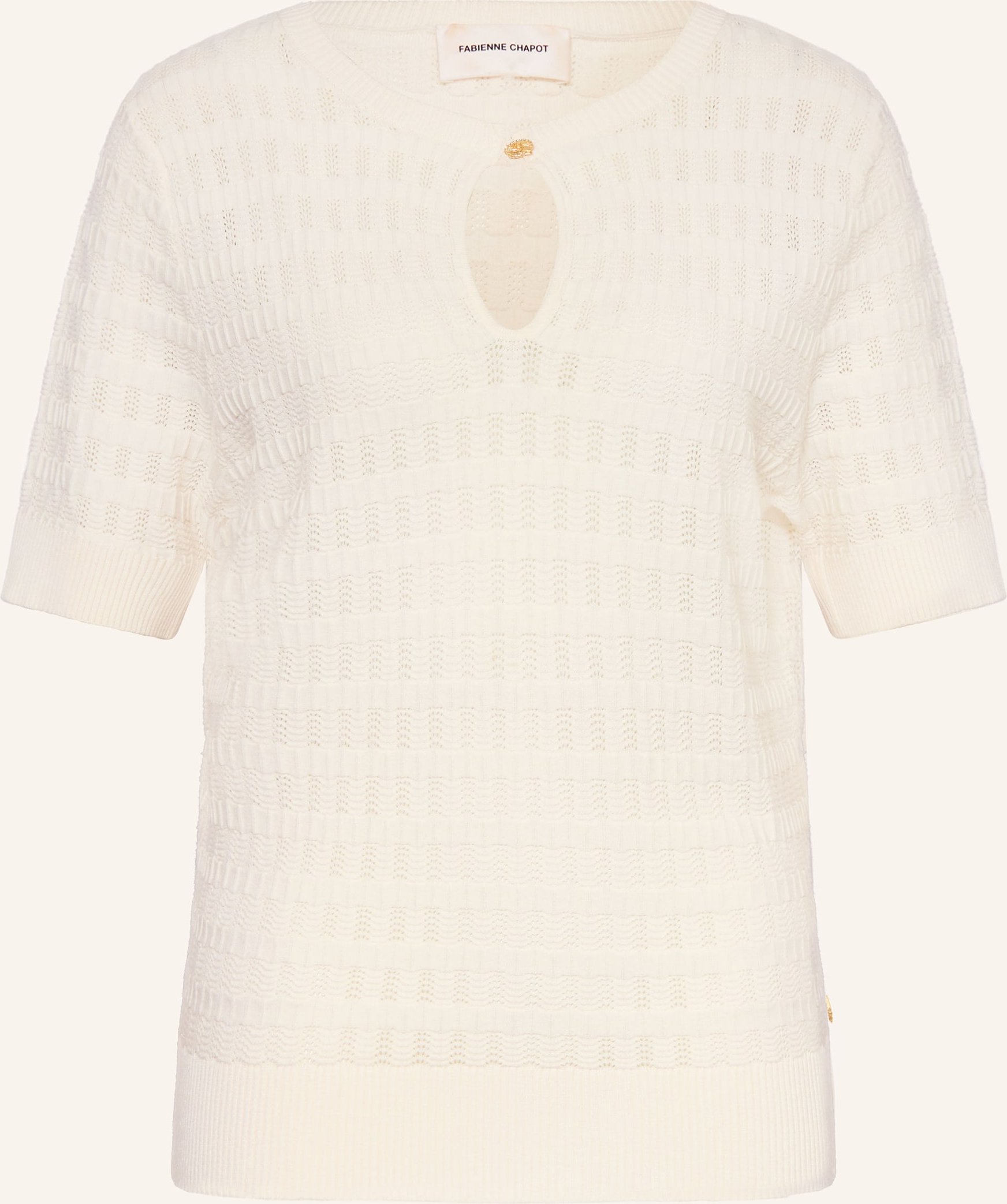 Fabienne Chapot Strickshirt Masja weiss