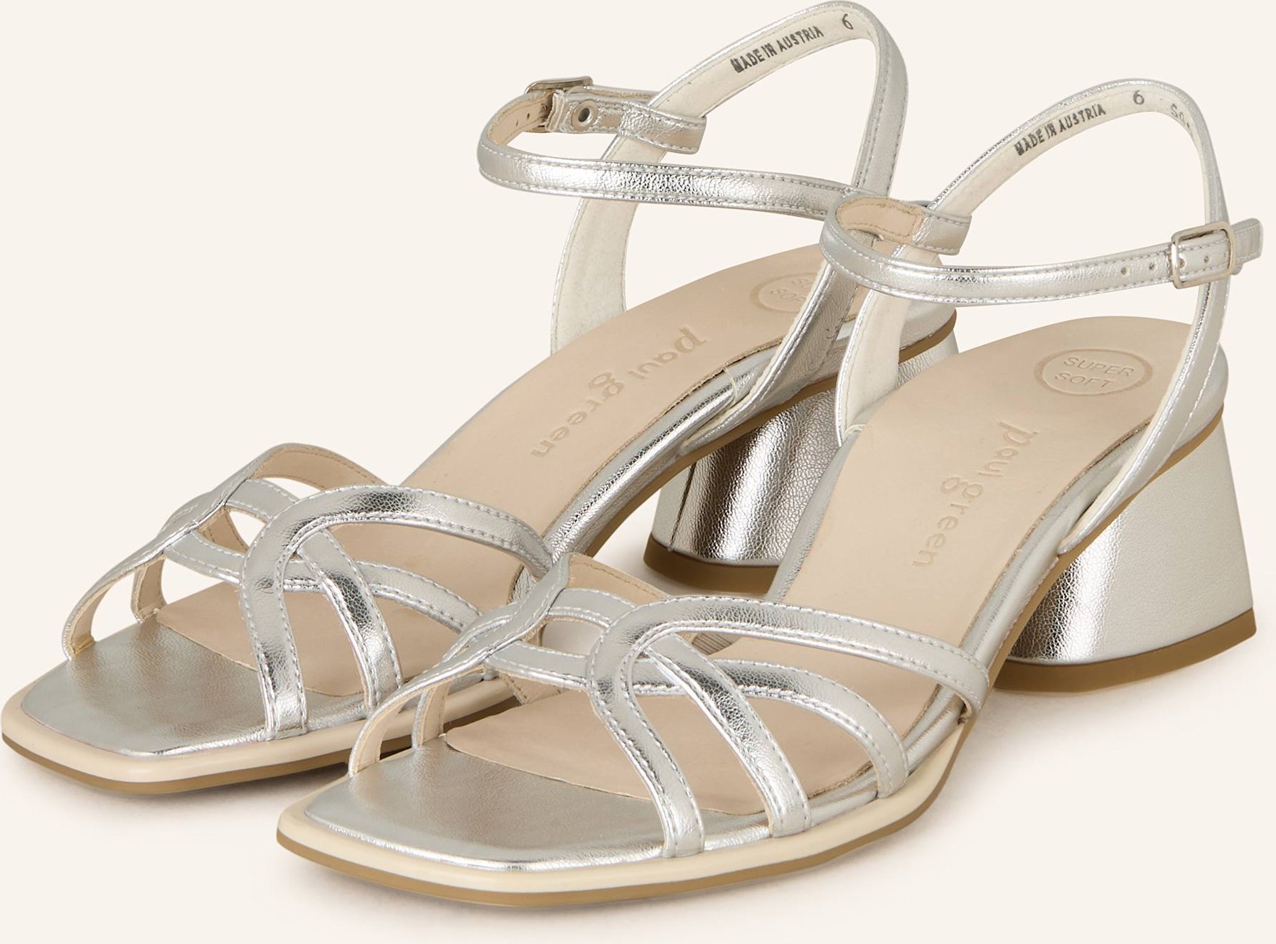 Paul Green Sandaletten silber