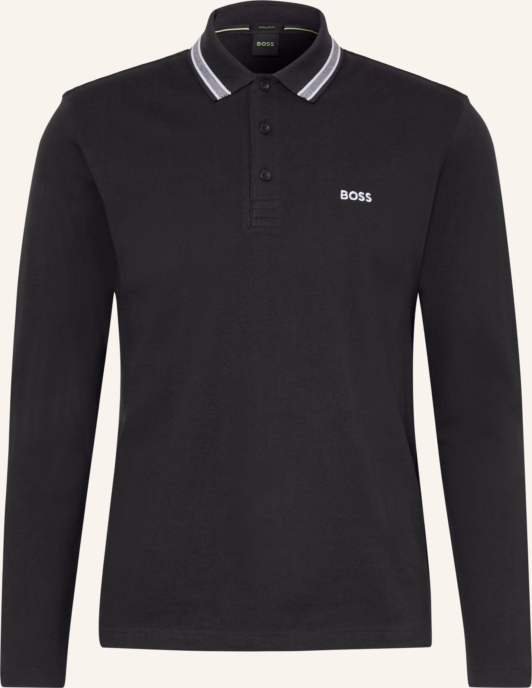 Boss Piqué-Poloshirt Plisy Regular Fit blau
