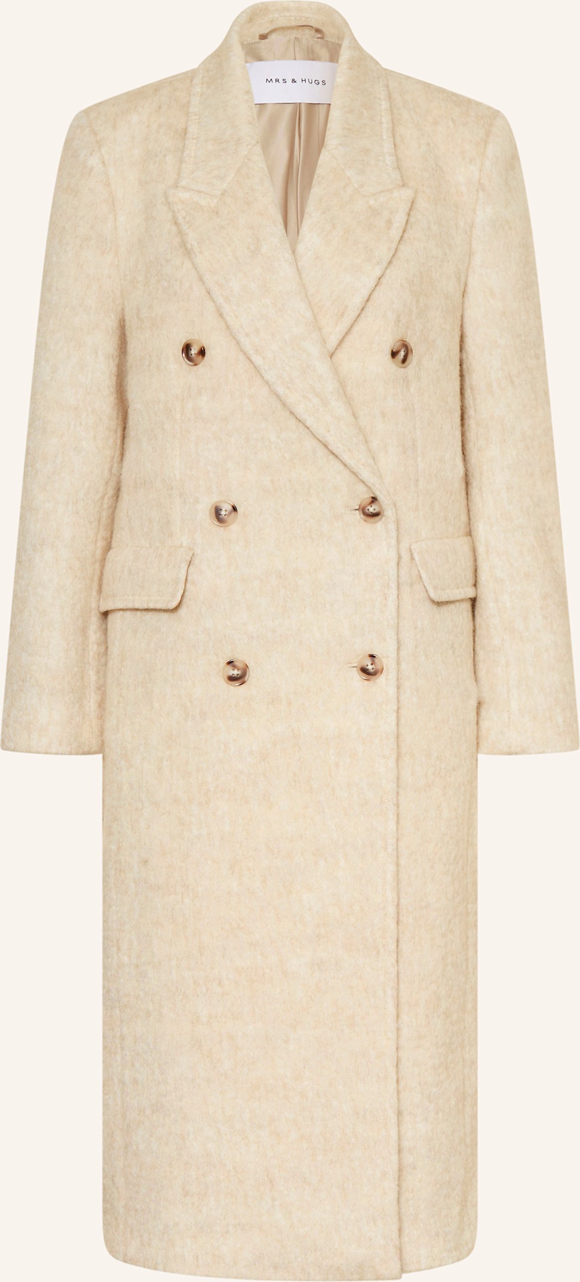 Mrs & Hugs Mantel beige