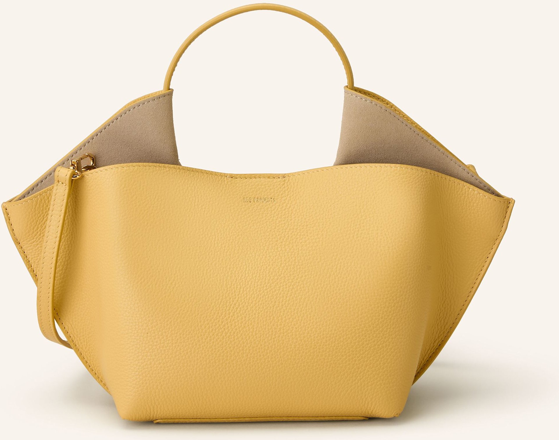 Thumbnail - Ree Projects Handtasche Ann Tote Mini gelb