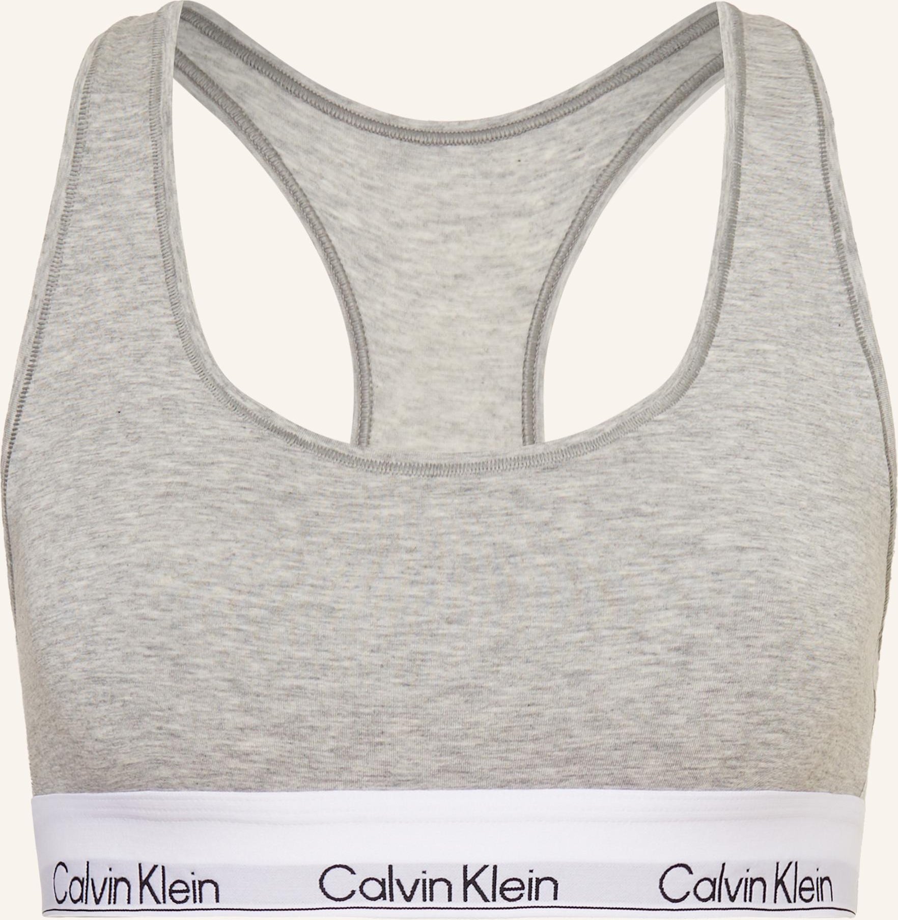 Thumbnail - Calvin Klein Bustier Icon Cotton Modal grau