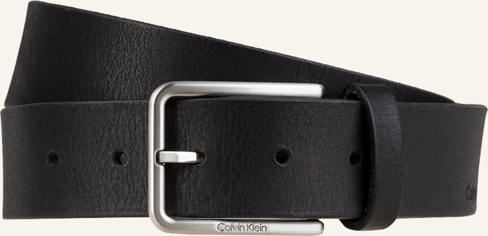 Calvin Klein Ledergürtel schwarz
