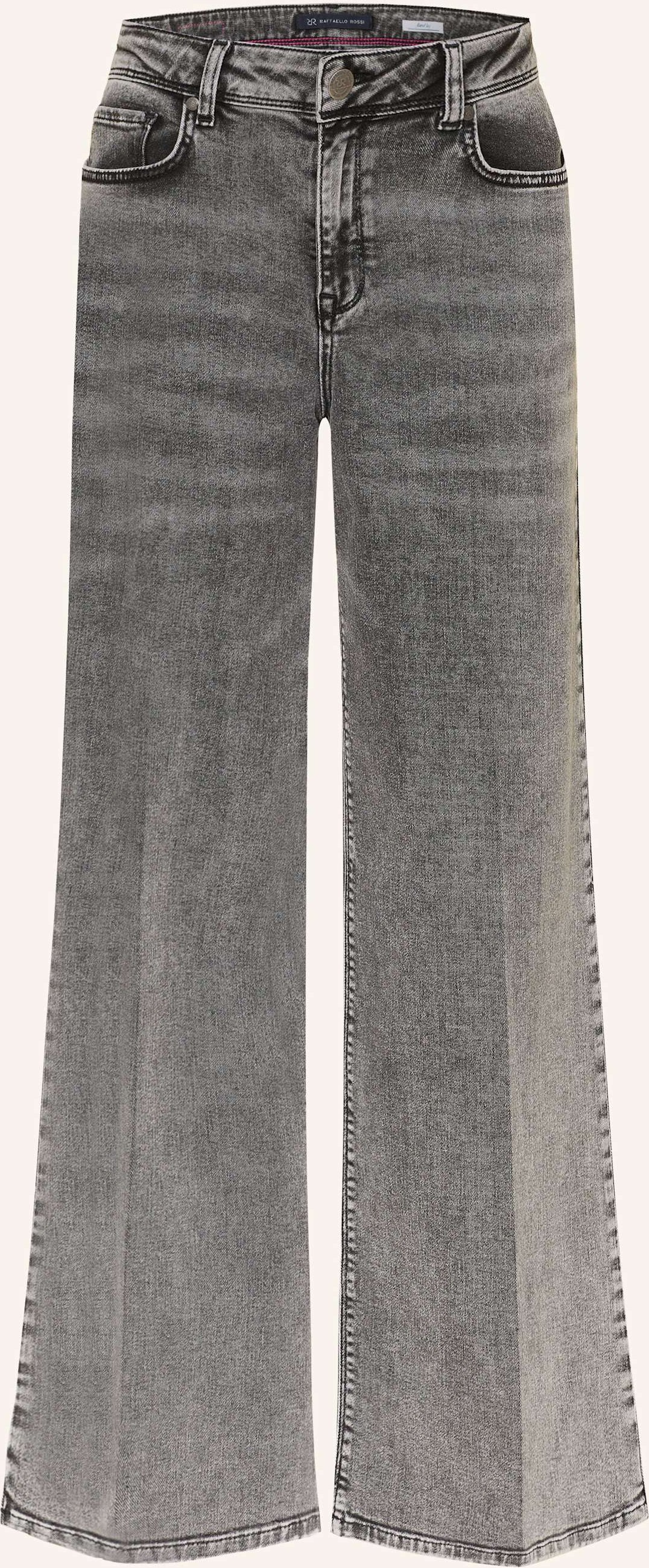 Raffaello Rossi Flared Jeans Sventy grau