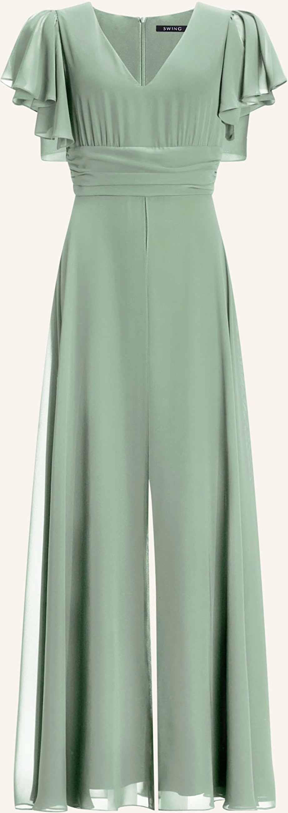 Swing Jumpsuit Mit Volants gruen