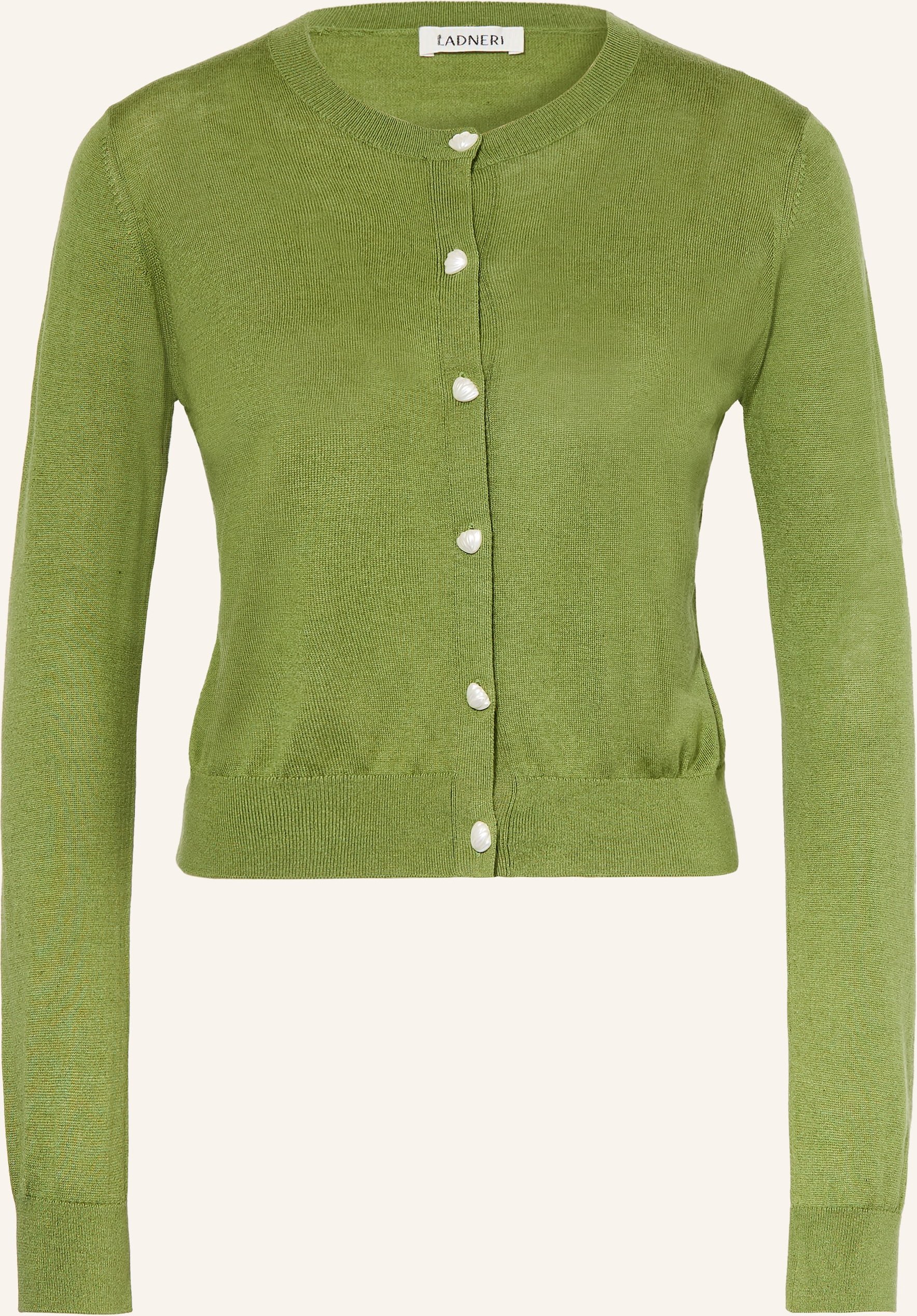 Ladneri Strickjacke Gigi Aus Seide gruen