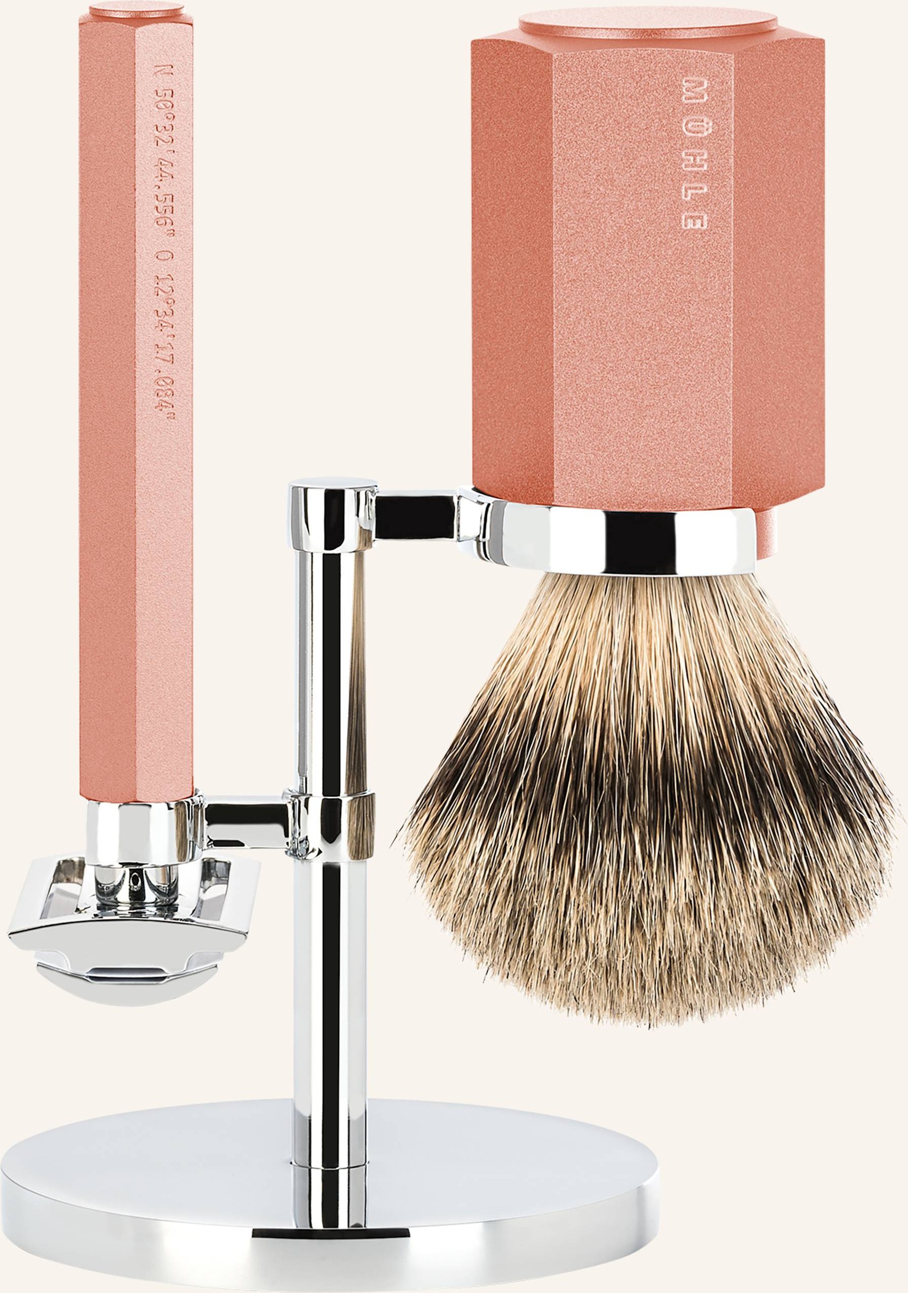 Mühle 3-Tlg. Rasier-Set - Hexagon