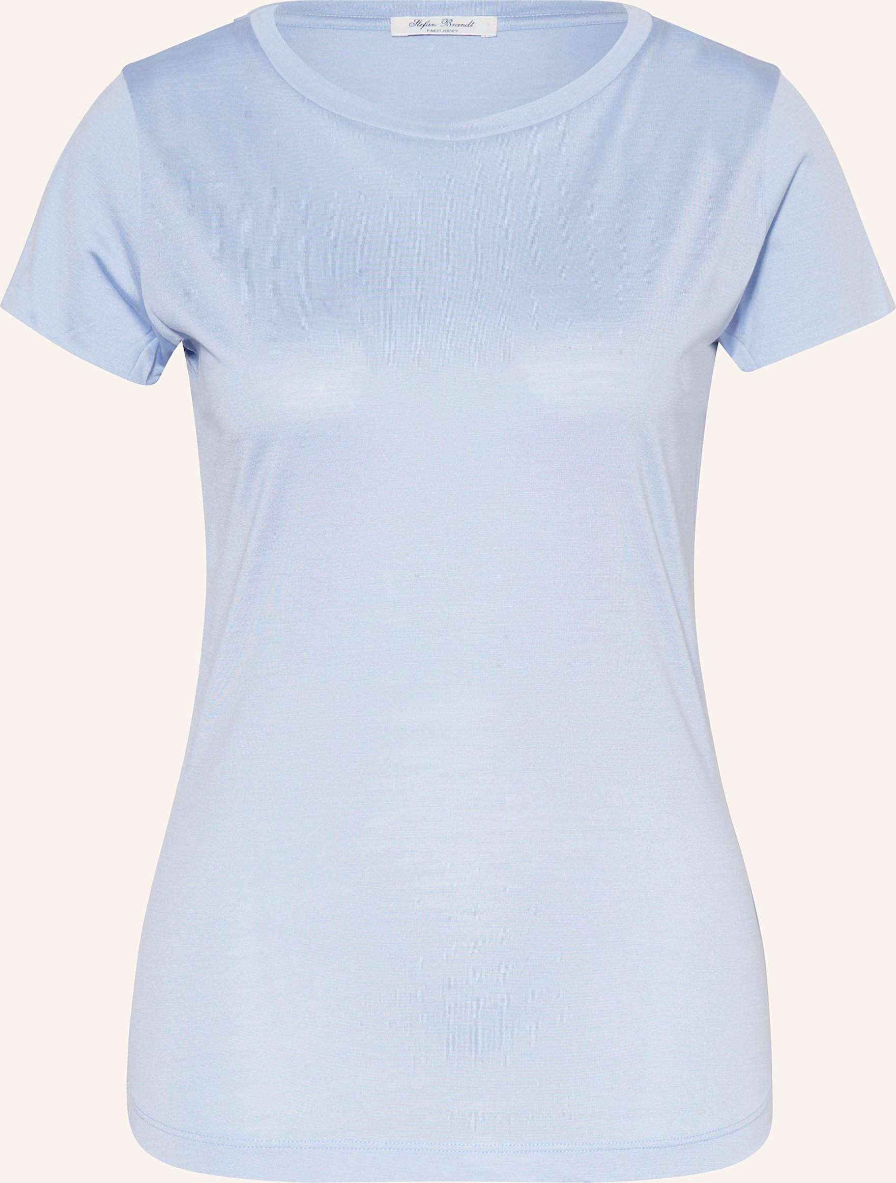 Stefan Brandt T-Shirt Aus Seide blau