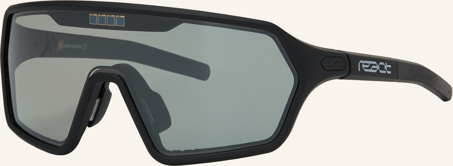 React Multisportbrille Rev schwarz