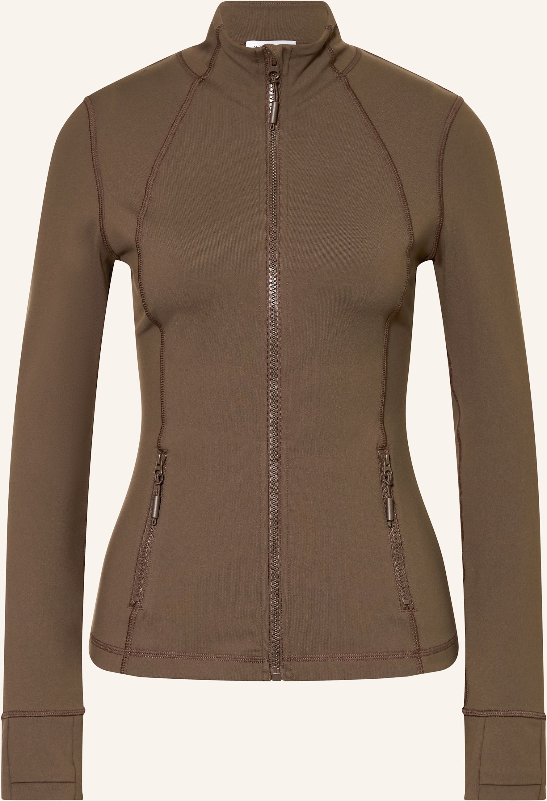 Thumbnail - Mrs & Hugs Midlayer-Jacke braun