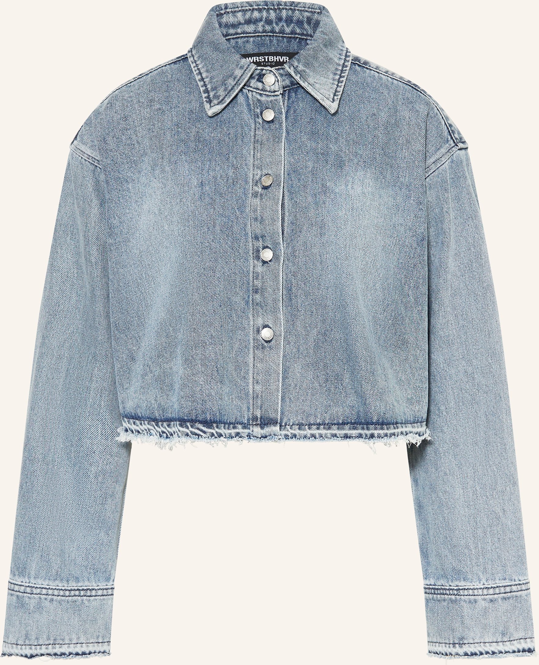 Wrstbhvr Jeansbluse Jella blau