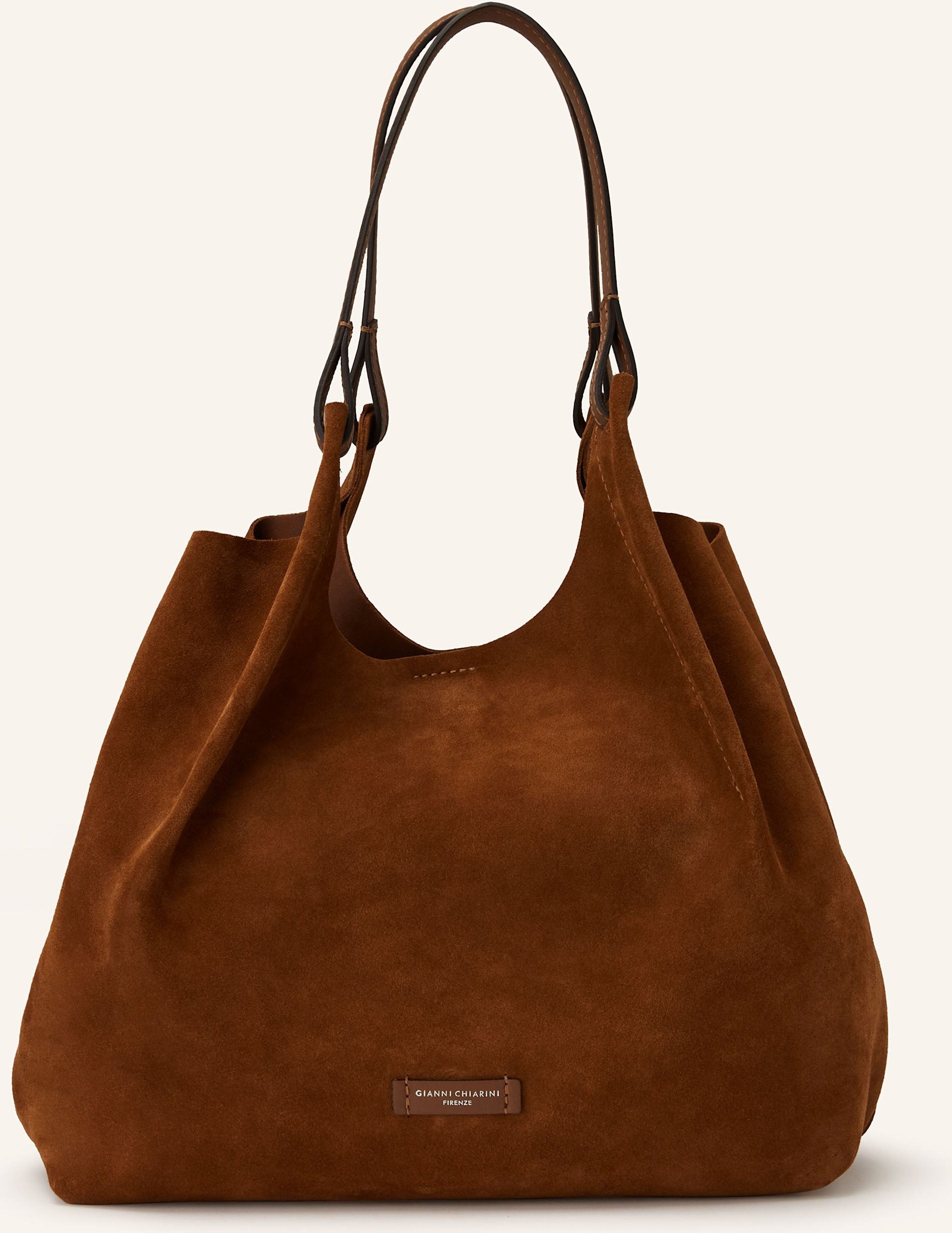 Gianni Chiarini Hobo-Bag Dua Xl Mit Pouch braun