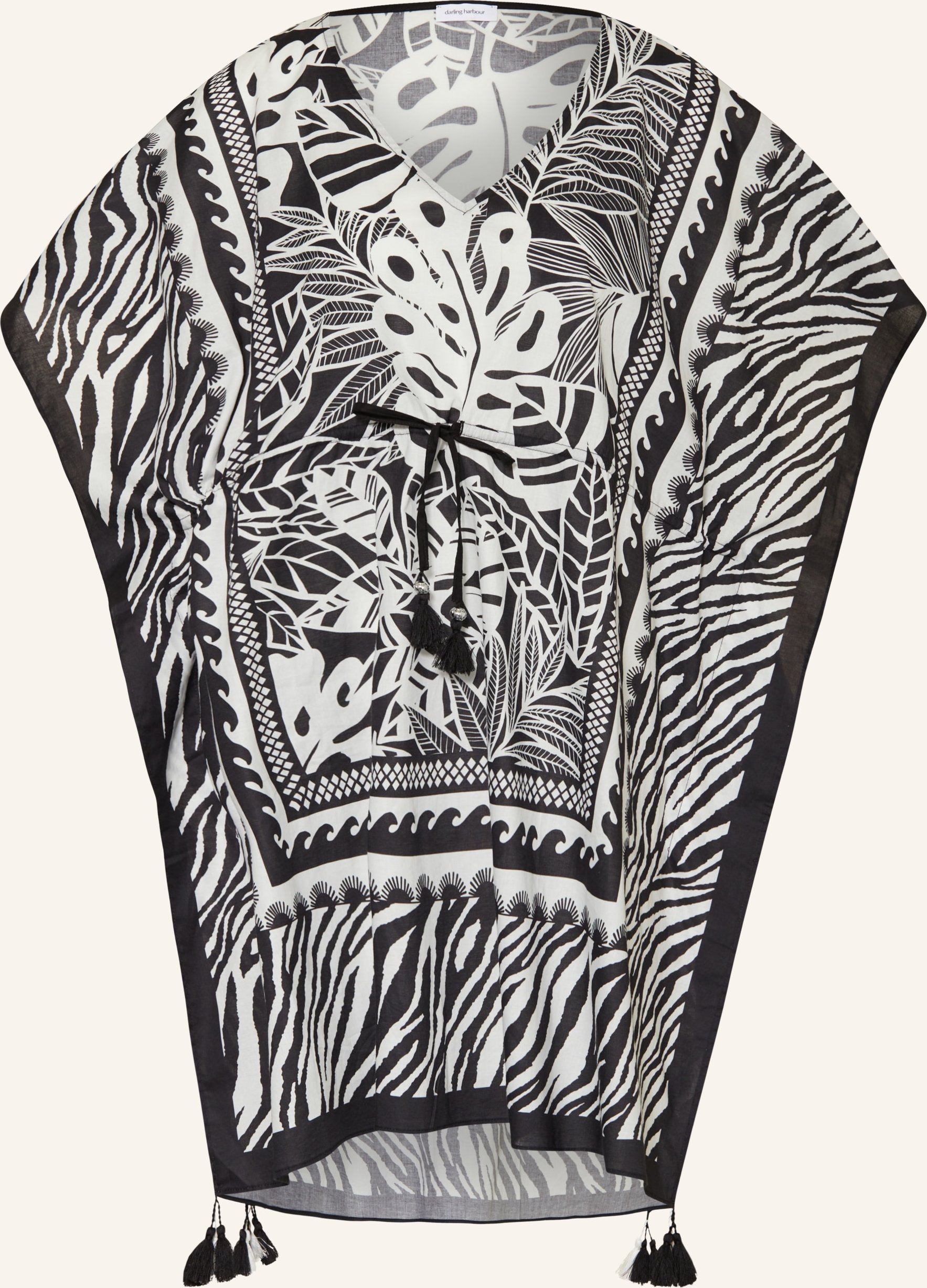 Thumbnail - Darling Harbour Kaftan schwarz