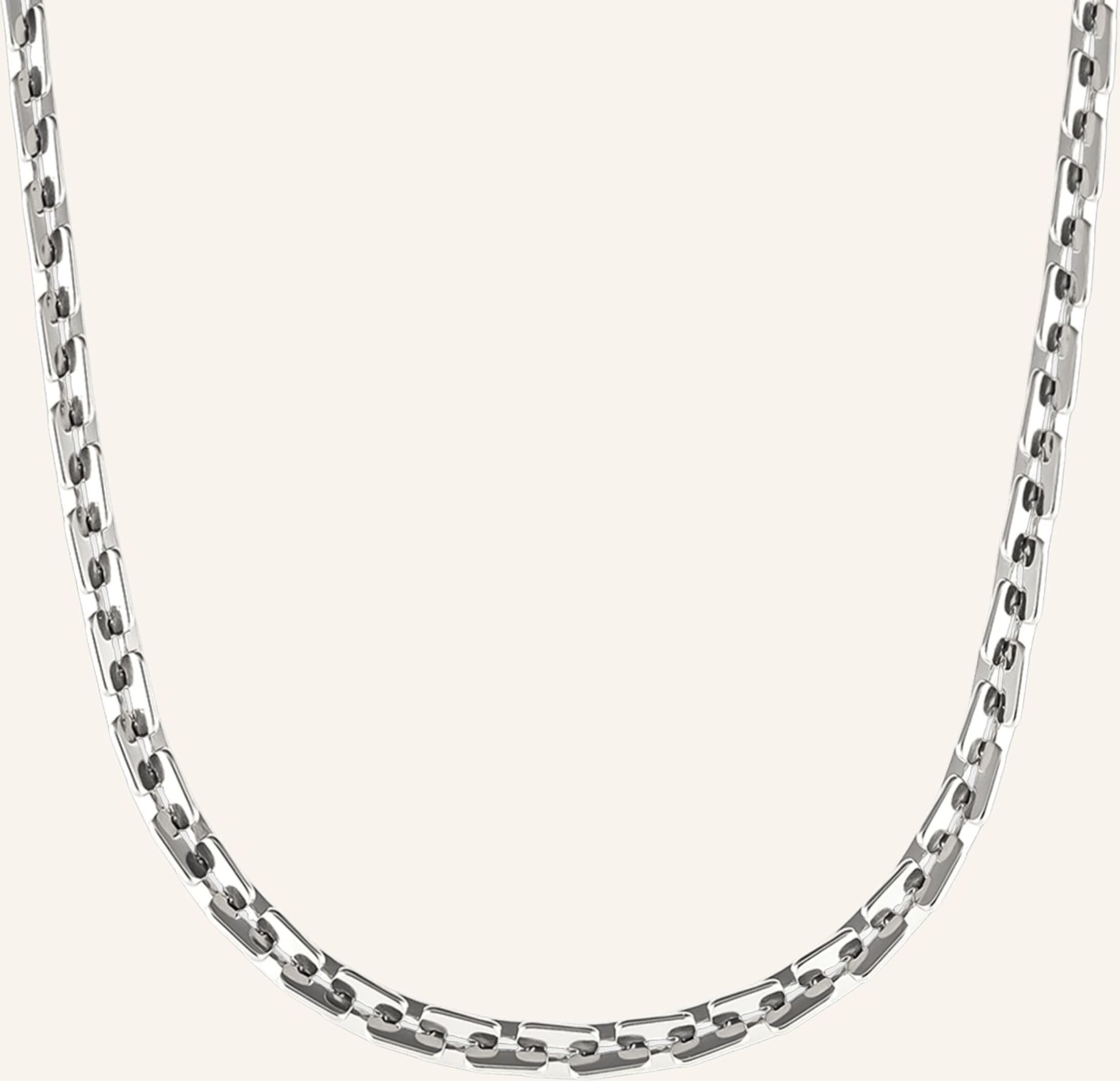 Thumbnail - Copenhagen Studios Halskette Aus Edelstahl silber