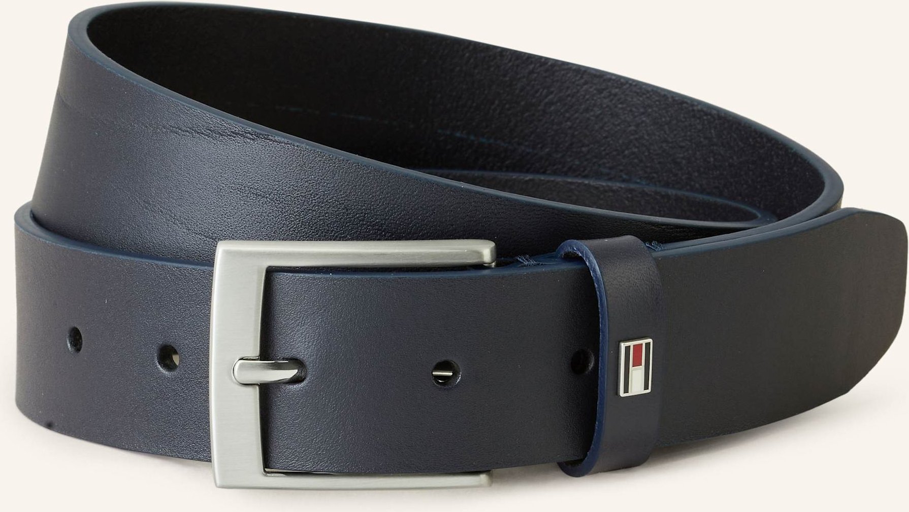 Tommy Hilfiger Ledergürtel Adan blau