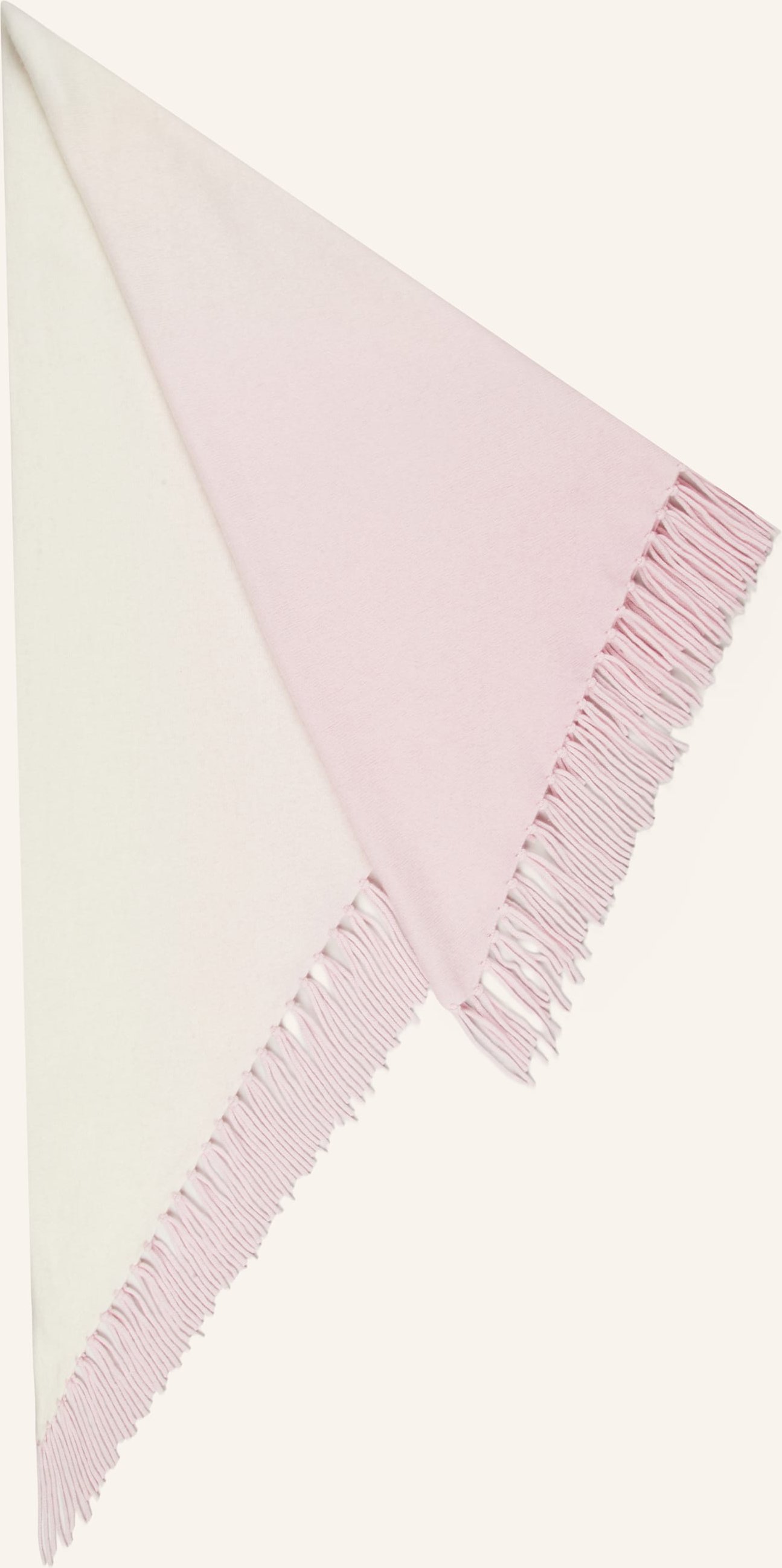 Herzens Dreieckstuch Mit Cashmere rosa